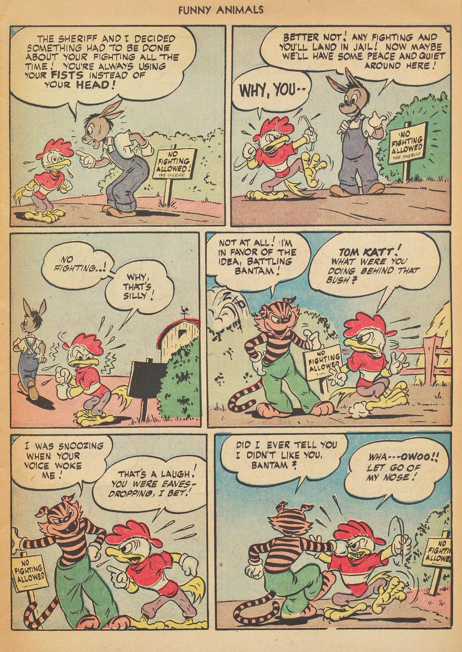 Read online Fawcett's Funny Animals comic -  Issue #49 - 11