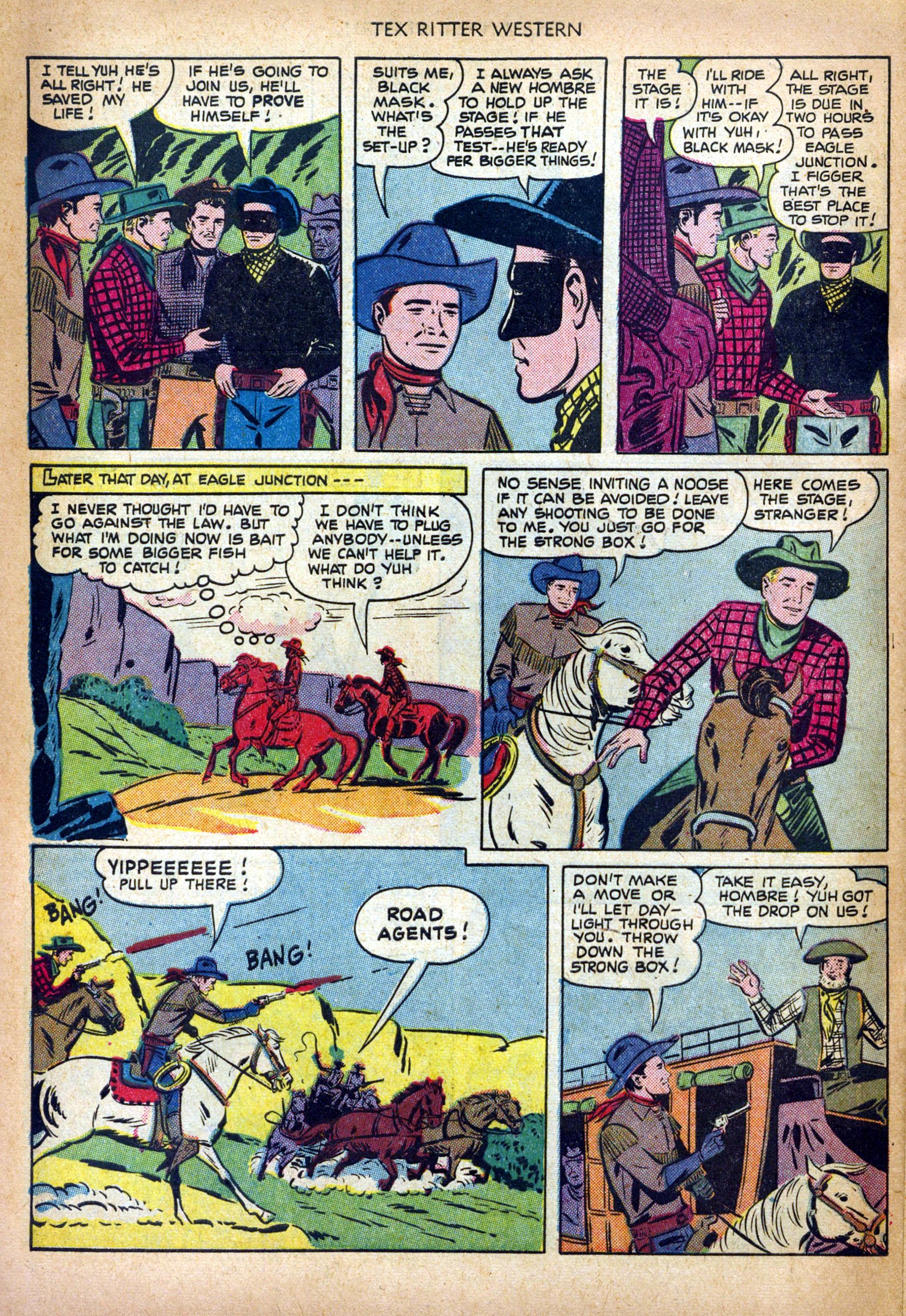 Read online Tex Ritter Western comic -  Issue #6 - 22