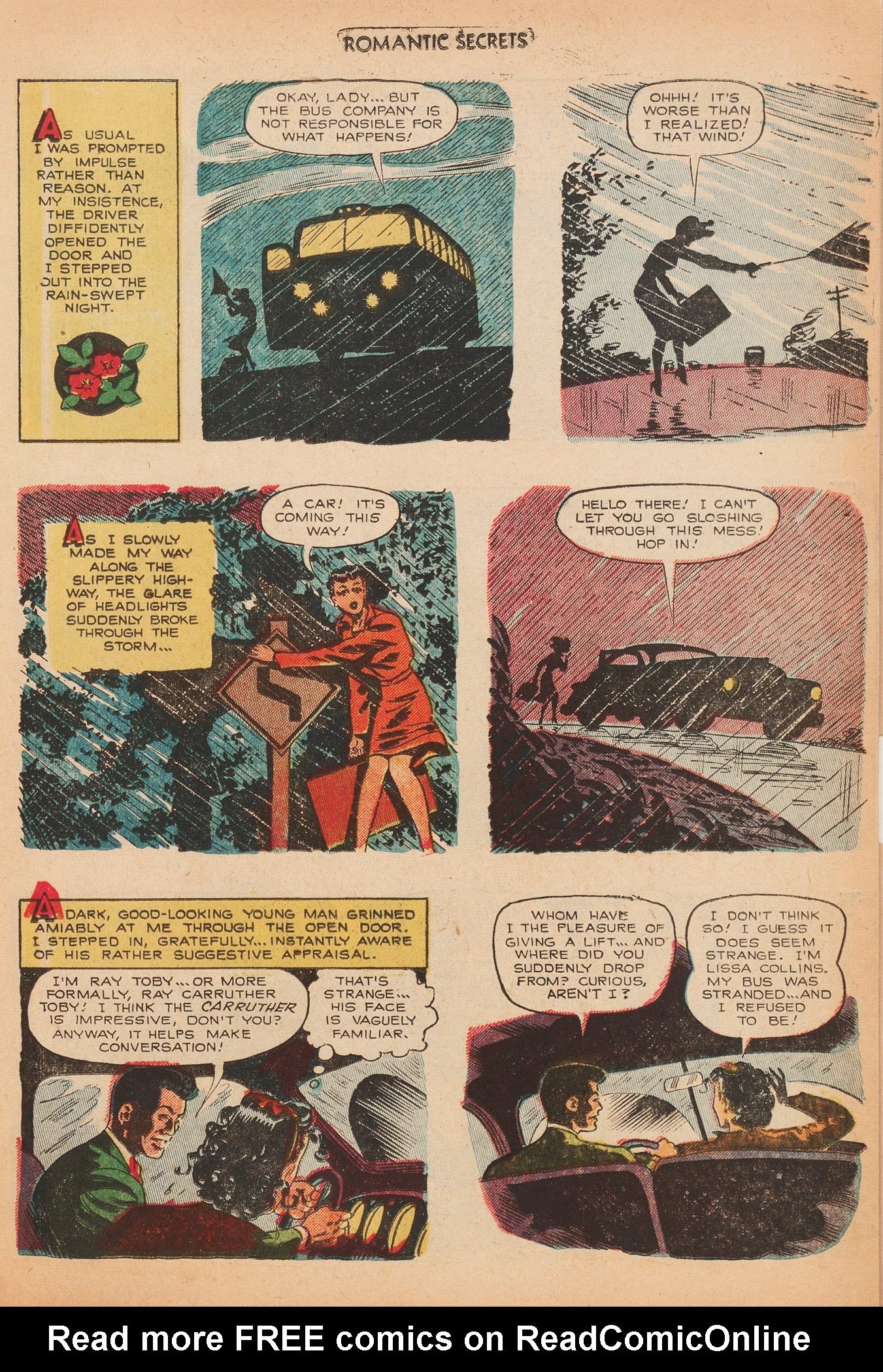 Read online Romantic Secrets comic -  Issue #28 - 5