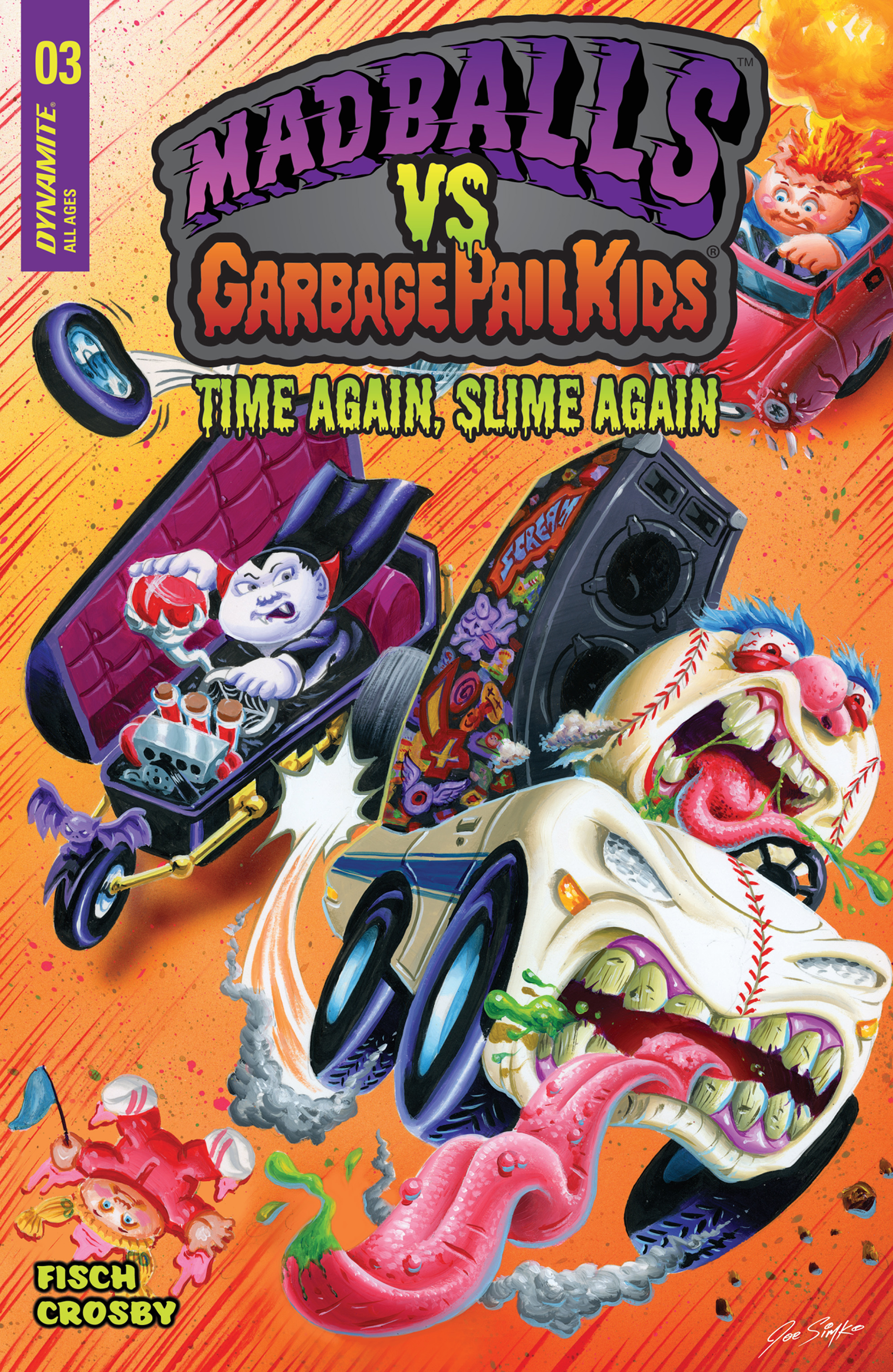 Read online Madballs vs Garbage Pail Kids – Time Again, Slime Again comic -  Issue #3 - 1