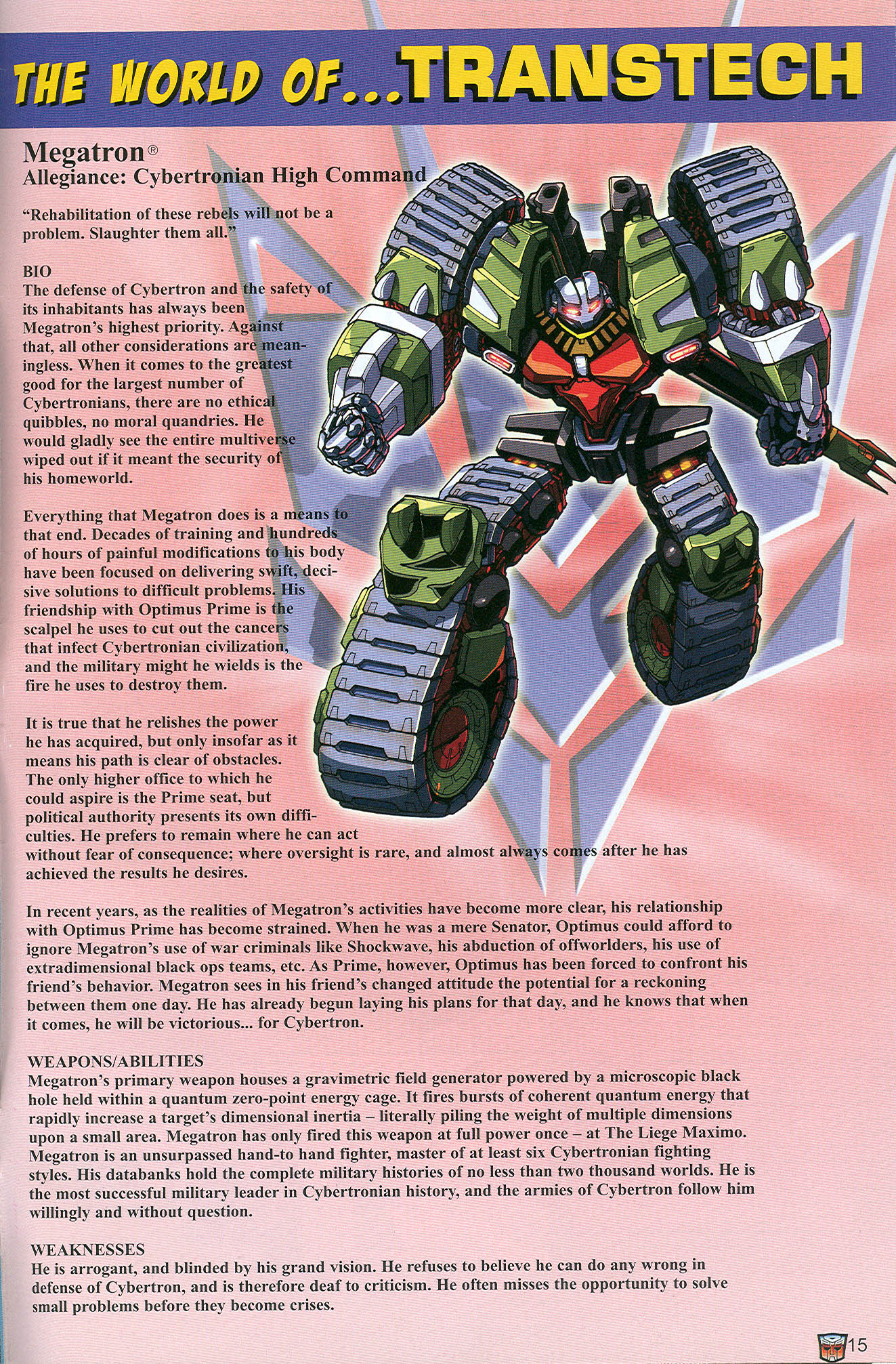 Read online Transformers: Collectors' Club comic -  Issue #24 - 15