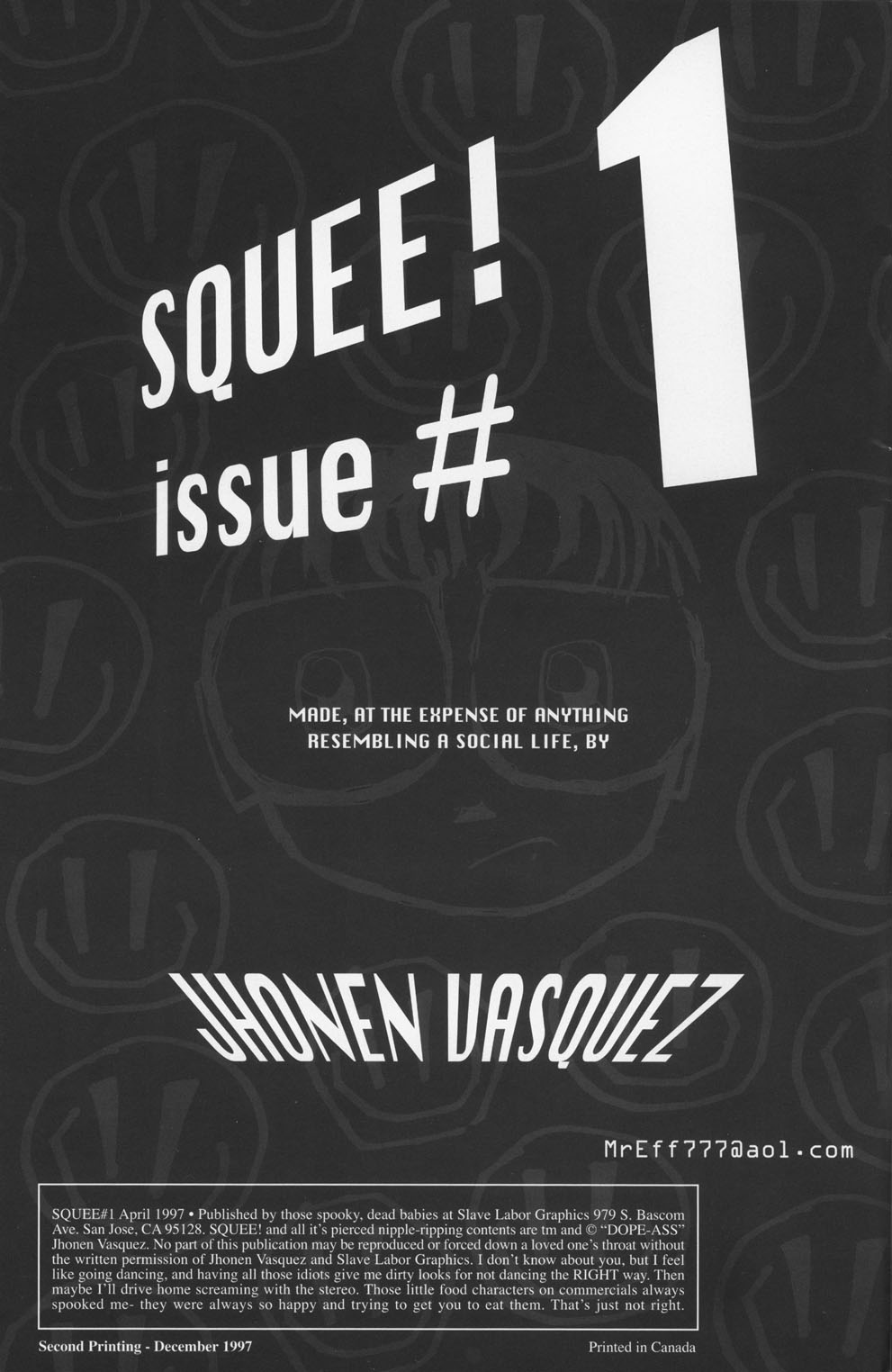 Read online Squee! comic -  Issue #1 - 2