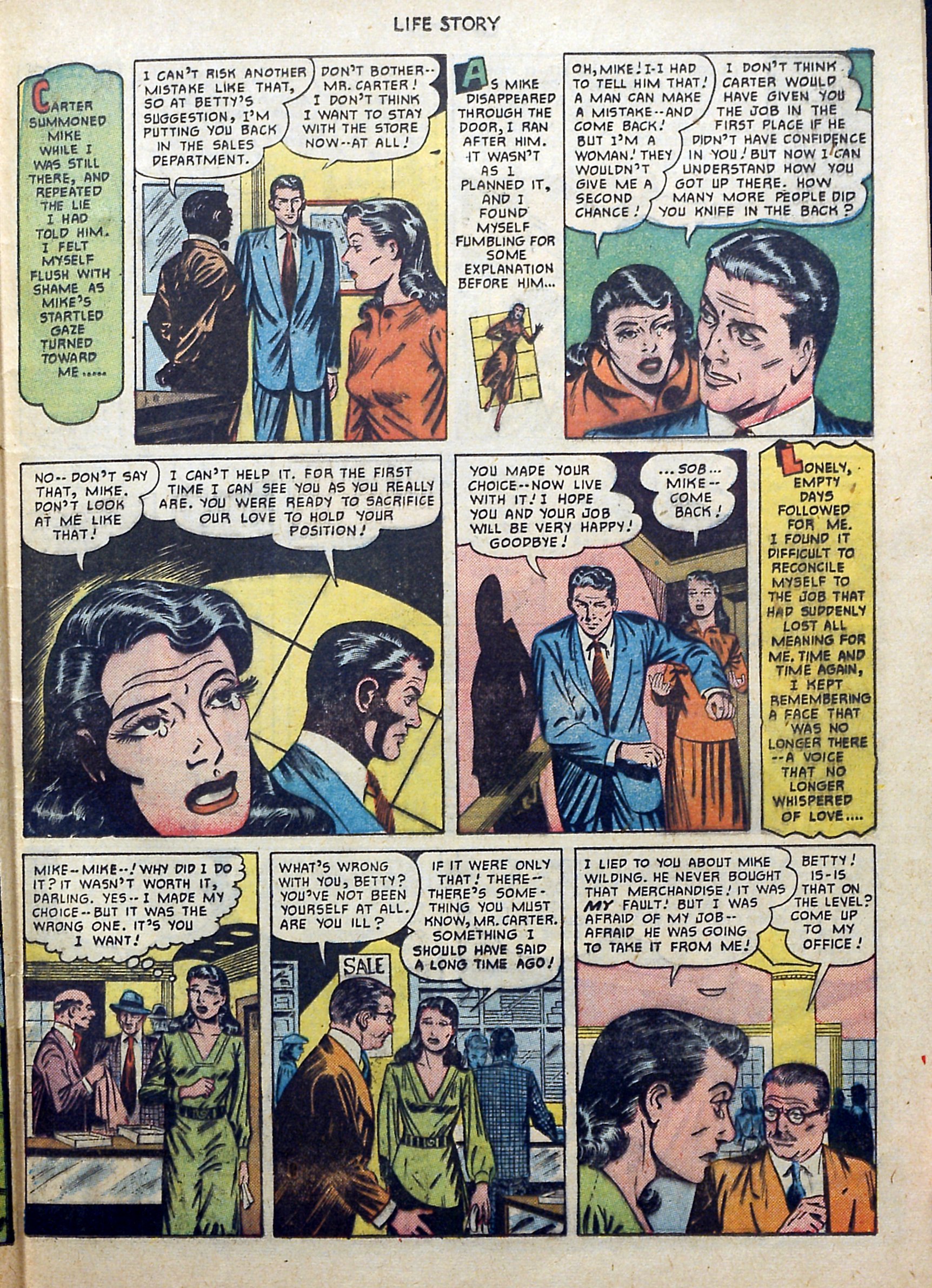 Read online Life Story comic -  Issue #23 - 33