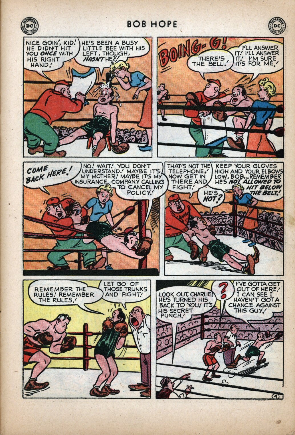 Read online The Adventures of Bob Hope comic -  Issue #12 - 37