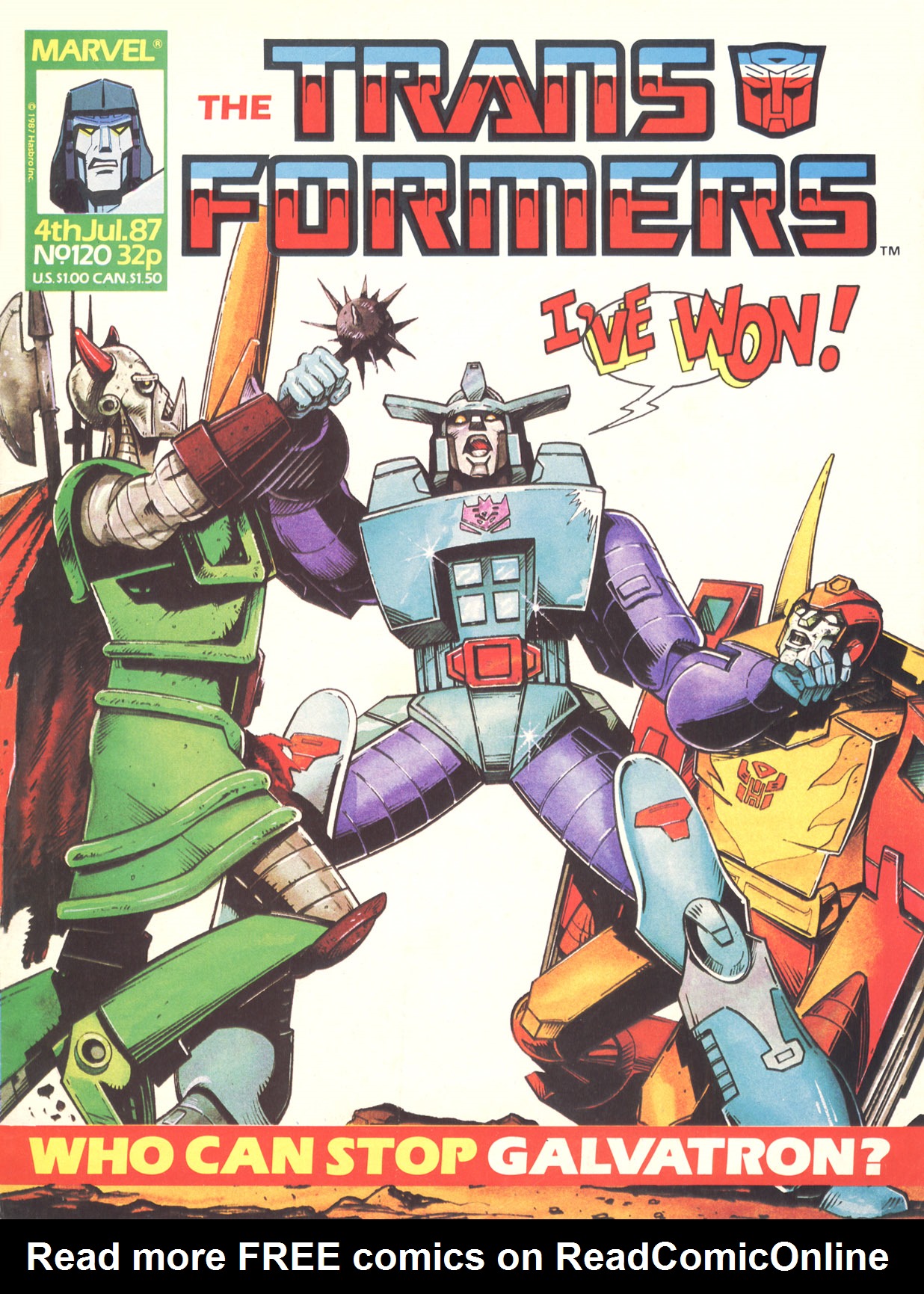 Read online The Transformers (UK) comic -  Issue #120 - 1