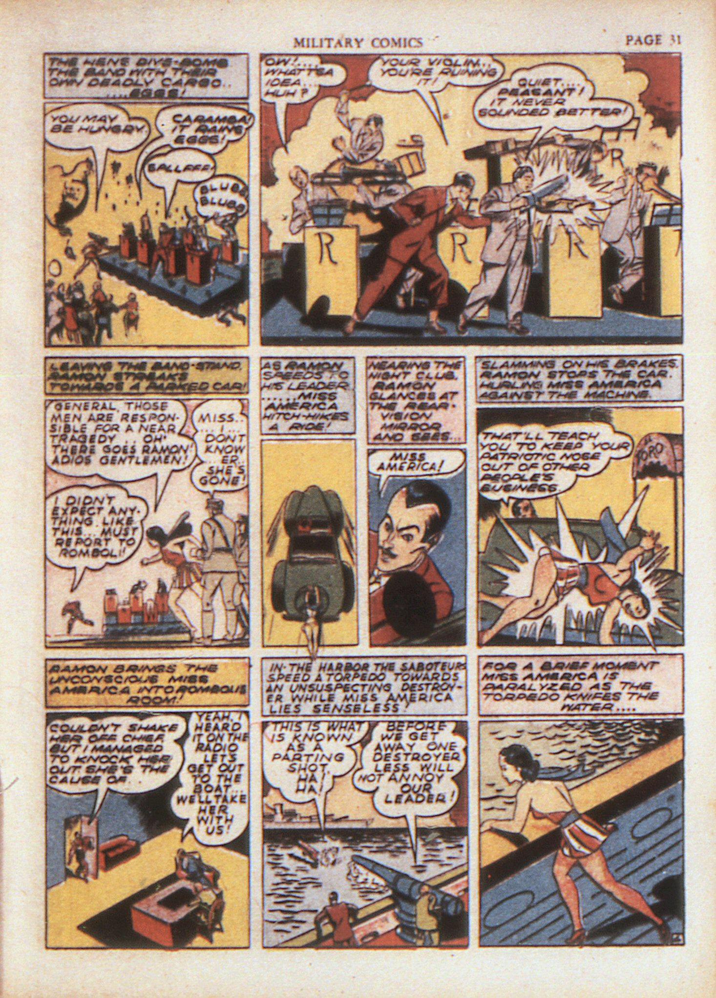 Read online Military Comics comic -  Issue #4 - 33