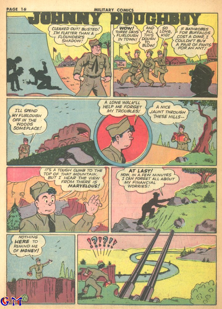 Read online Military Comics comic -  Issue #17 - 18