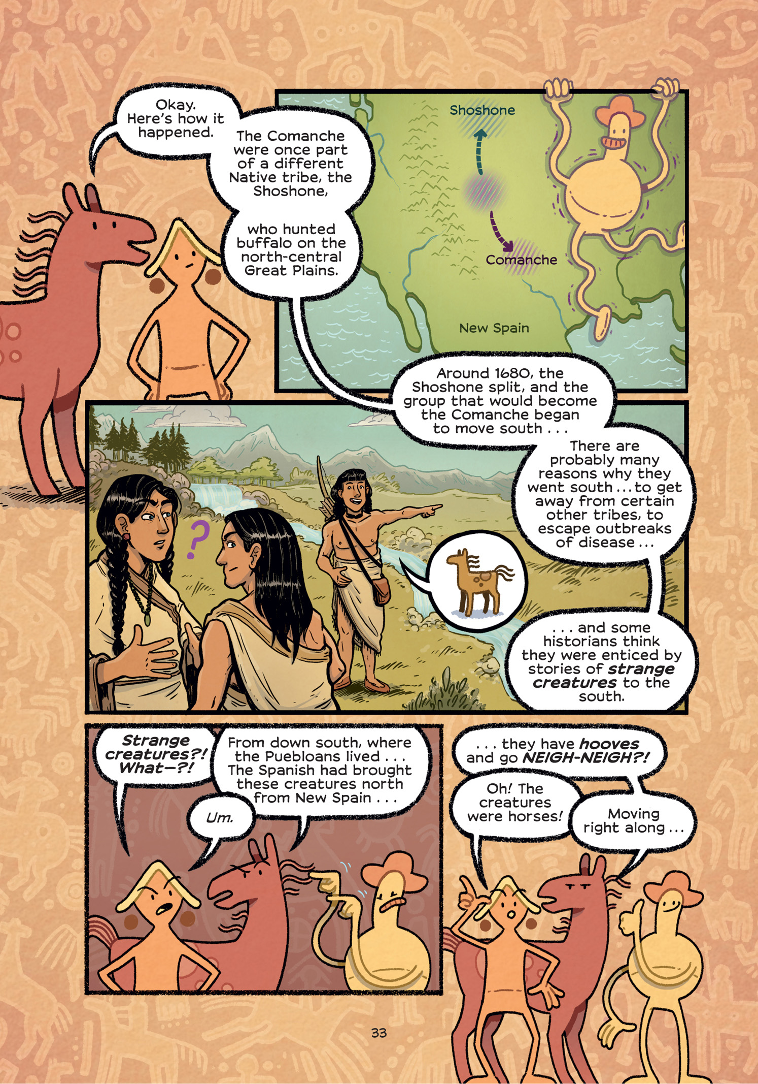 Read online History Comics comic -  Issue # The Wild Mustang - Horses of the American West - 38
