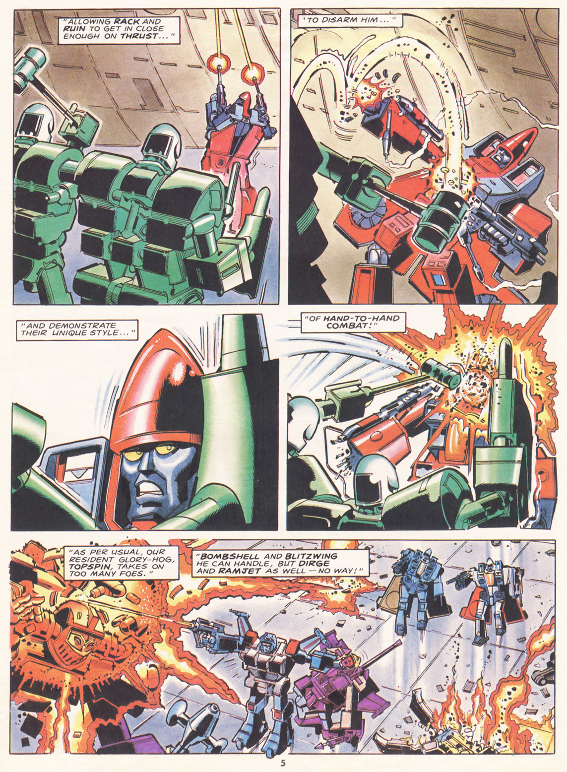 Read online The Transformers (UK) comic -  Issue #82 - 5