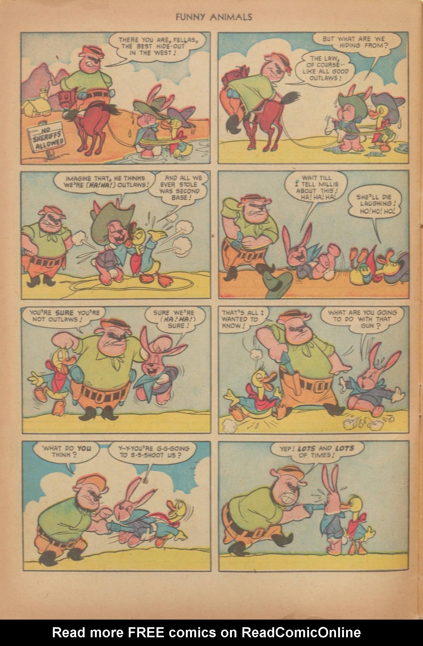 Read online Fawcett's Funny Animals comic -  Issue #72 - 30