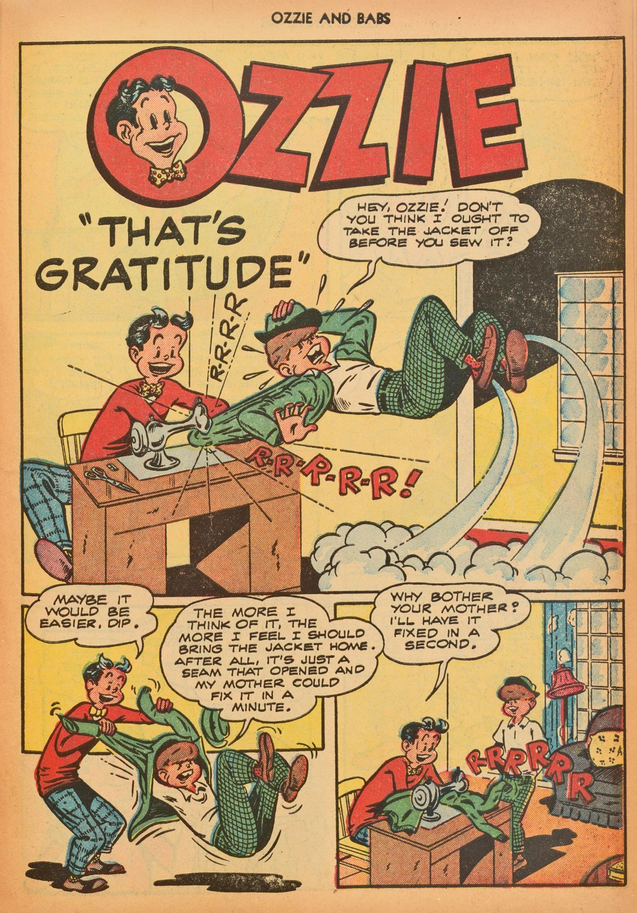 Read online Ozzie And Babs comic -  Issue #4 - 19