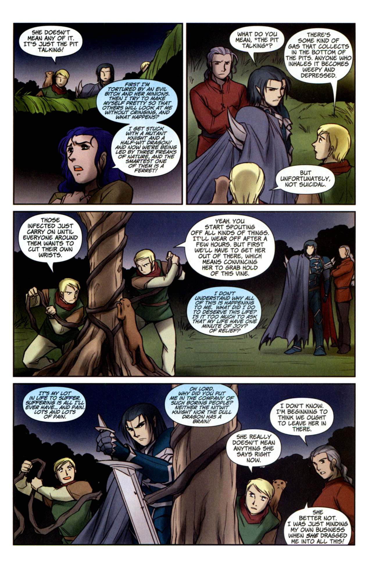 Read online Lords of Avalon: Knight of Darkness comic -  Issue #4 - 4