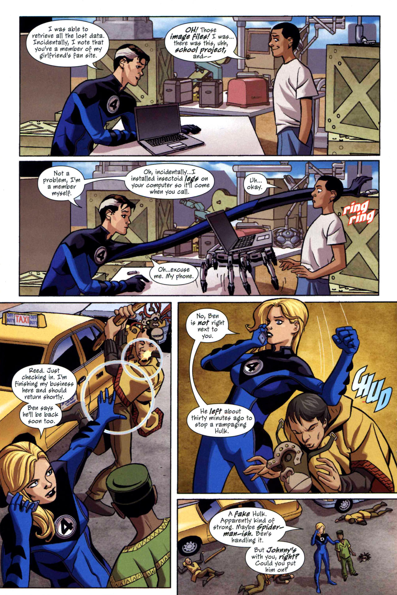 Read online Marvel Adventures Fantastic Four comic -  Issue #34 - 12