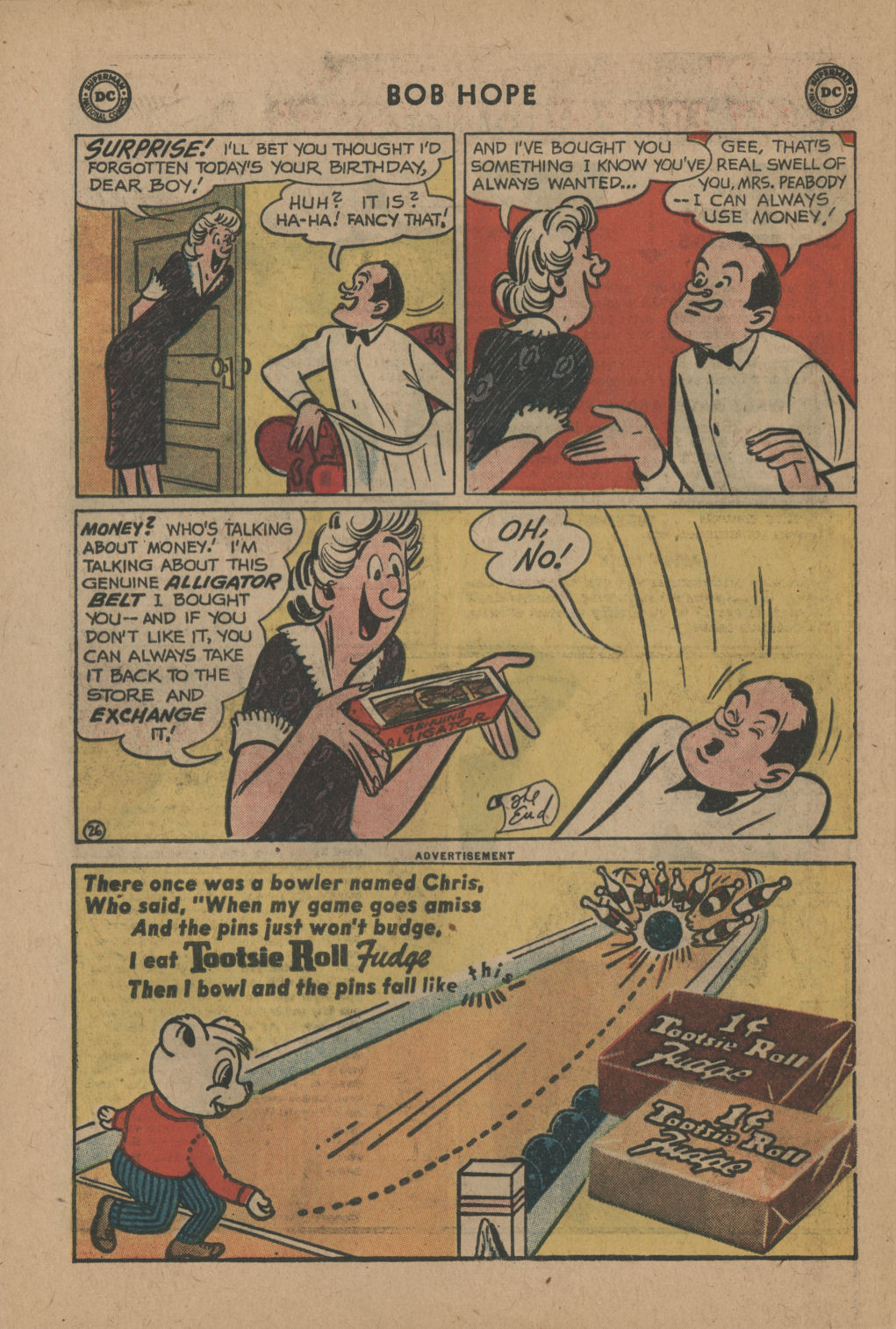 Read online The Adventures of Bob Hope comic -  Issue #57 - 32