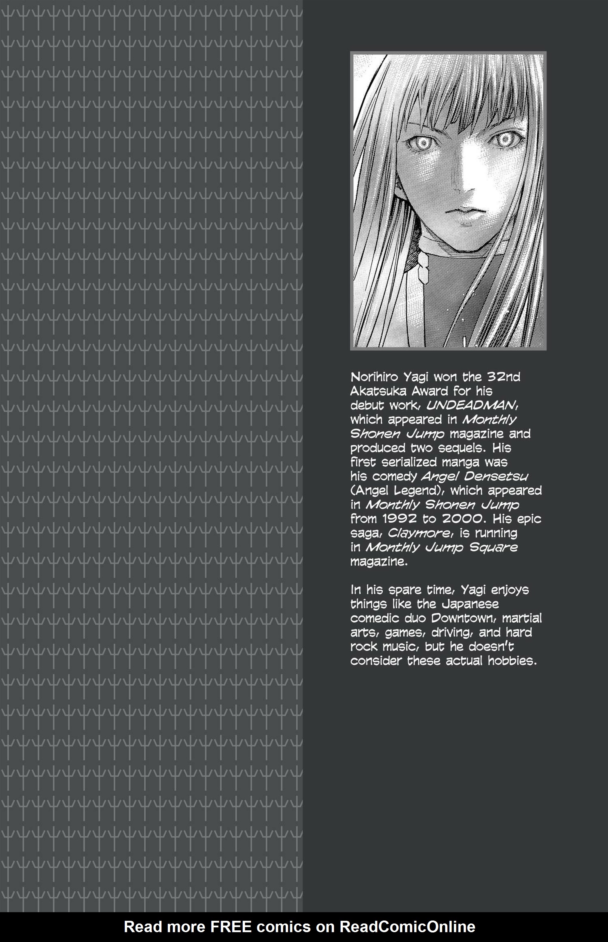 Read online Claymore comic -  Issue #18 - 2