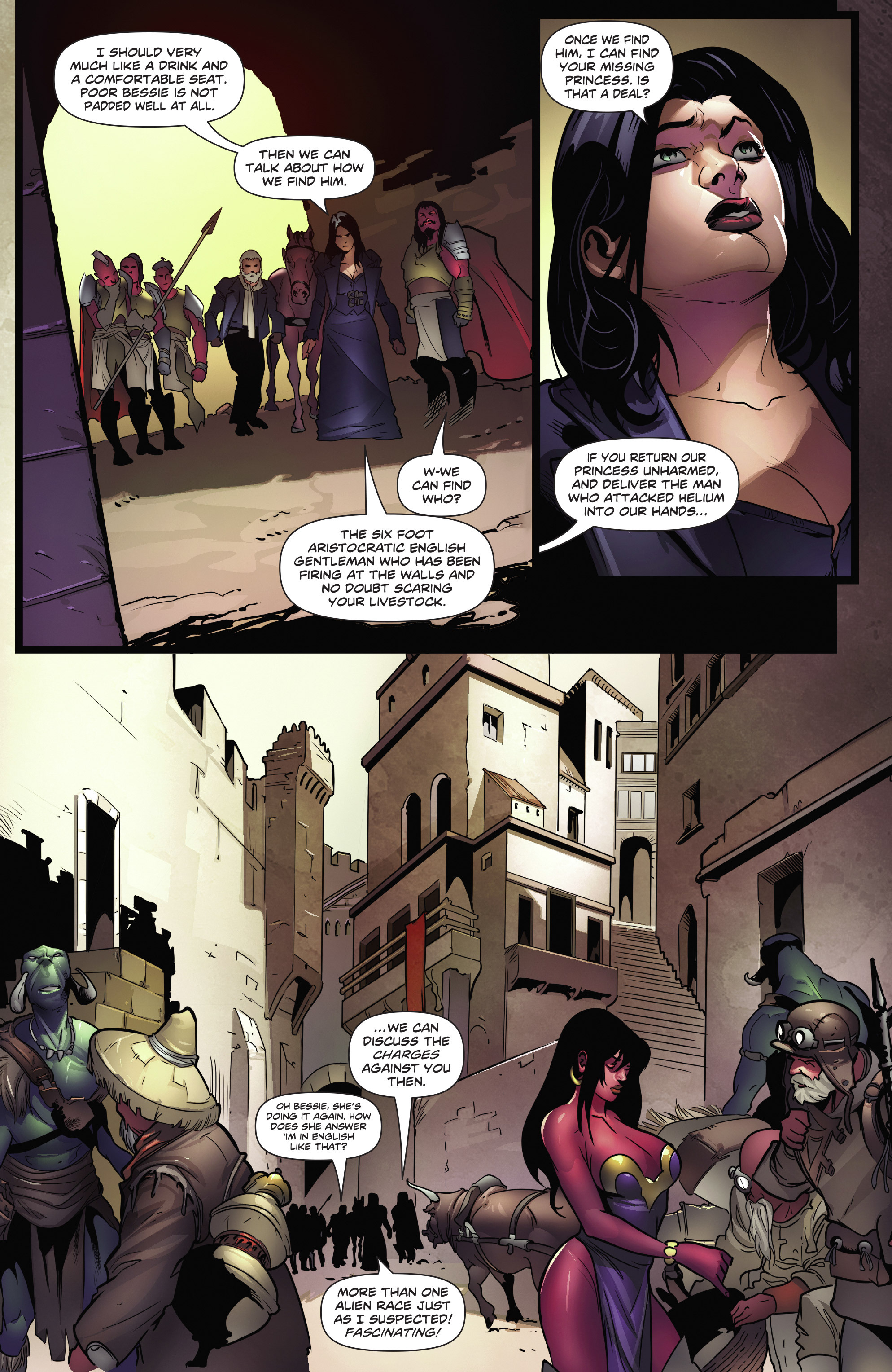 Read online Swords of Sorrow: Dejah Thoris & Irene Adler comic -  Issue #2 - 14