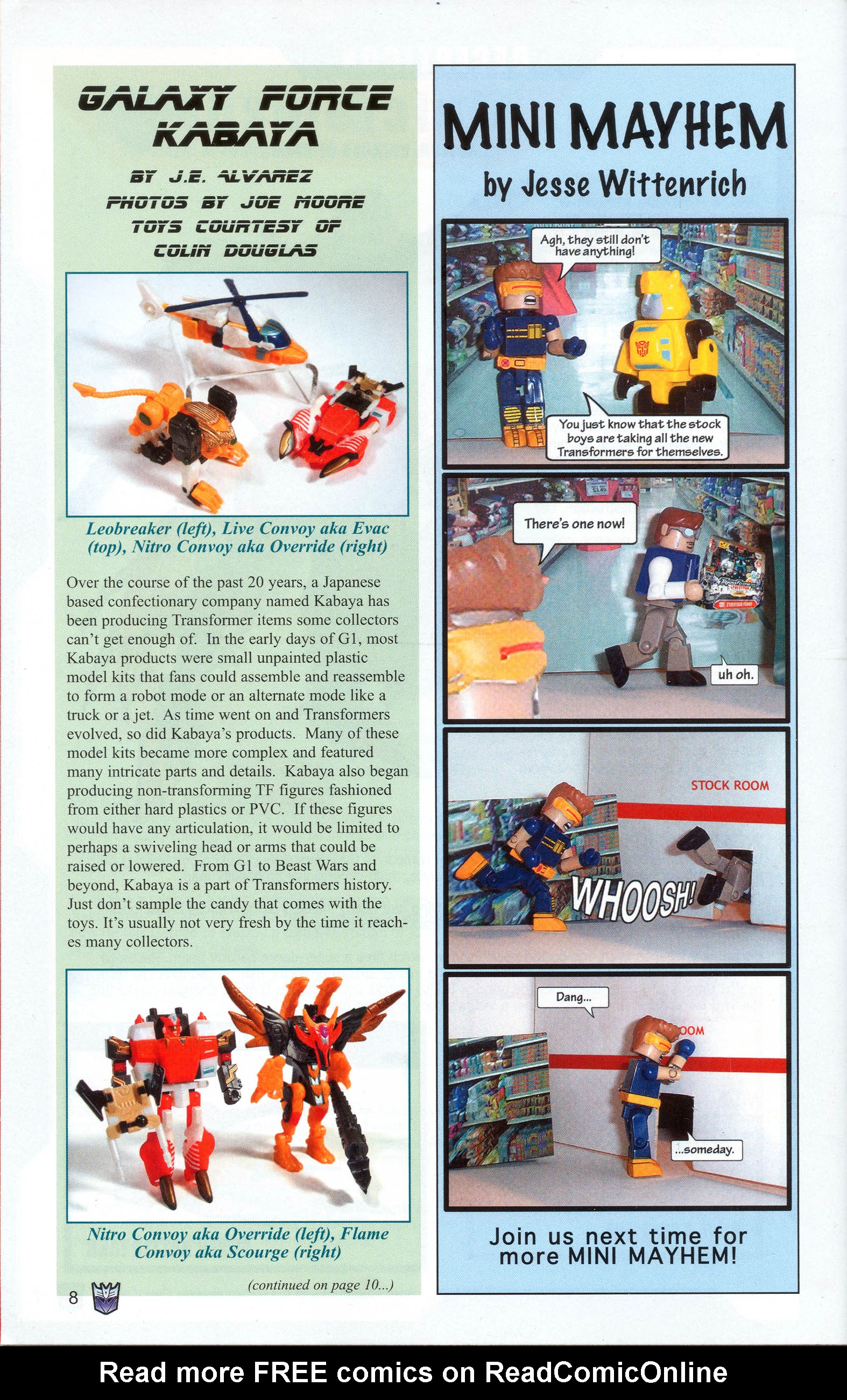 Read online Transformers: Collectors' Club comic -  Issue #10 - 8