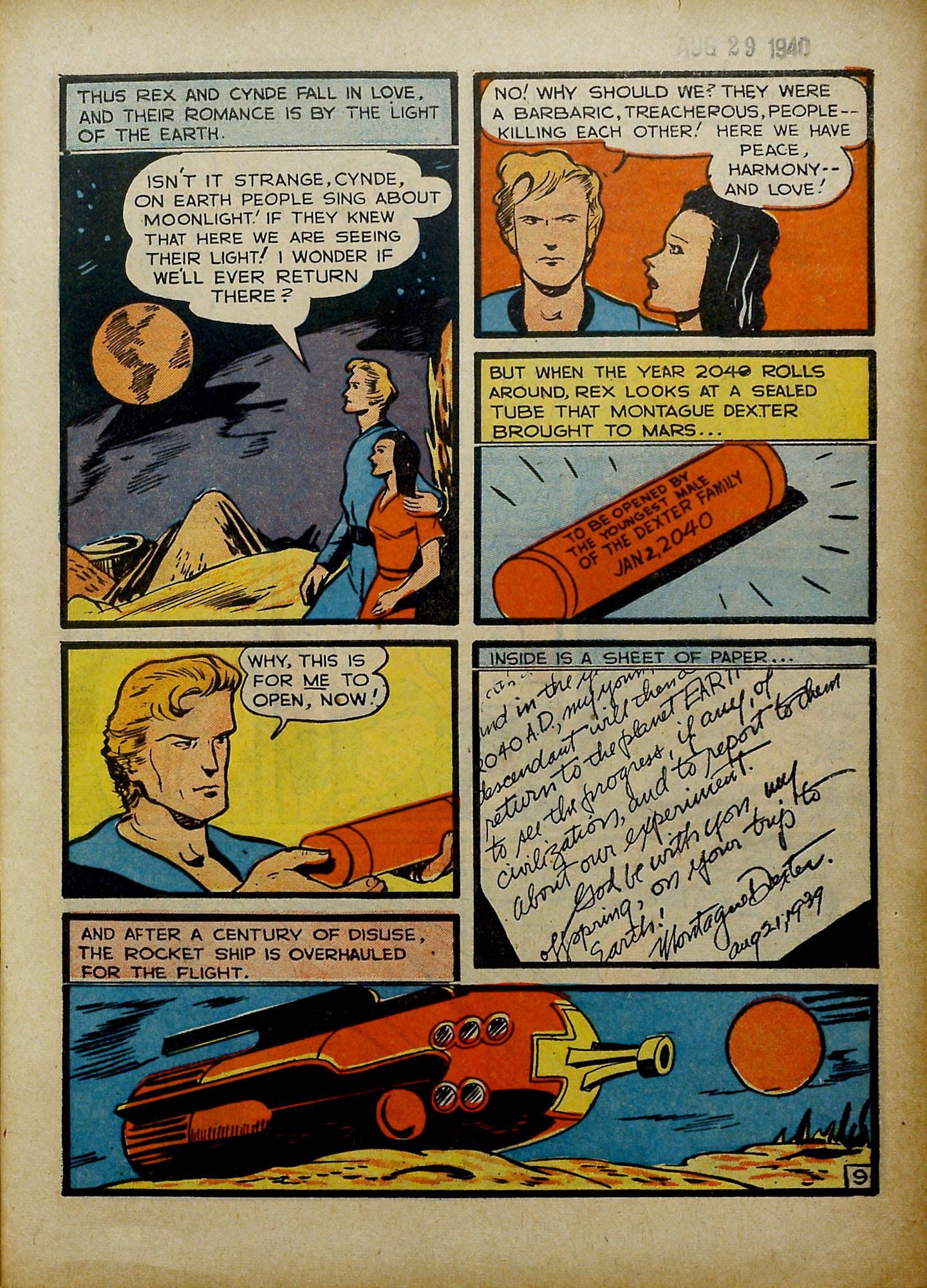Read online Rex Dexter of Mars comic -  Issue # Full - 11