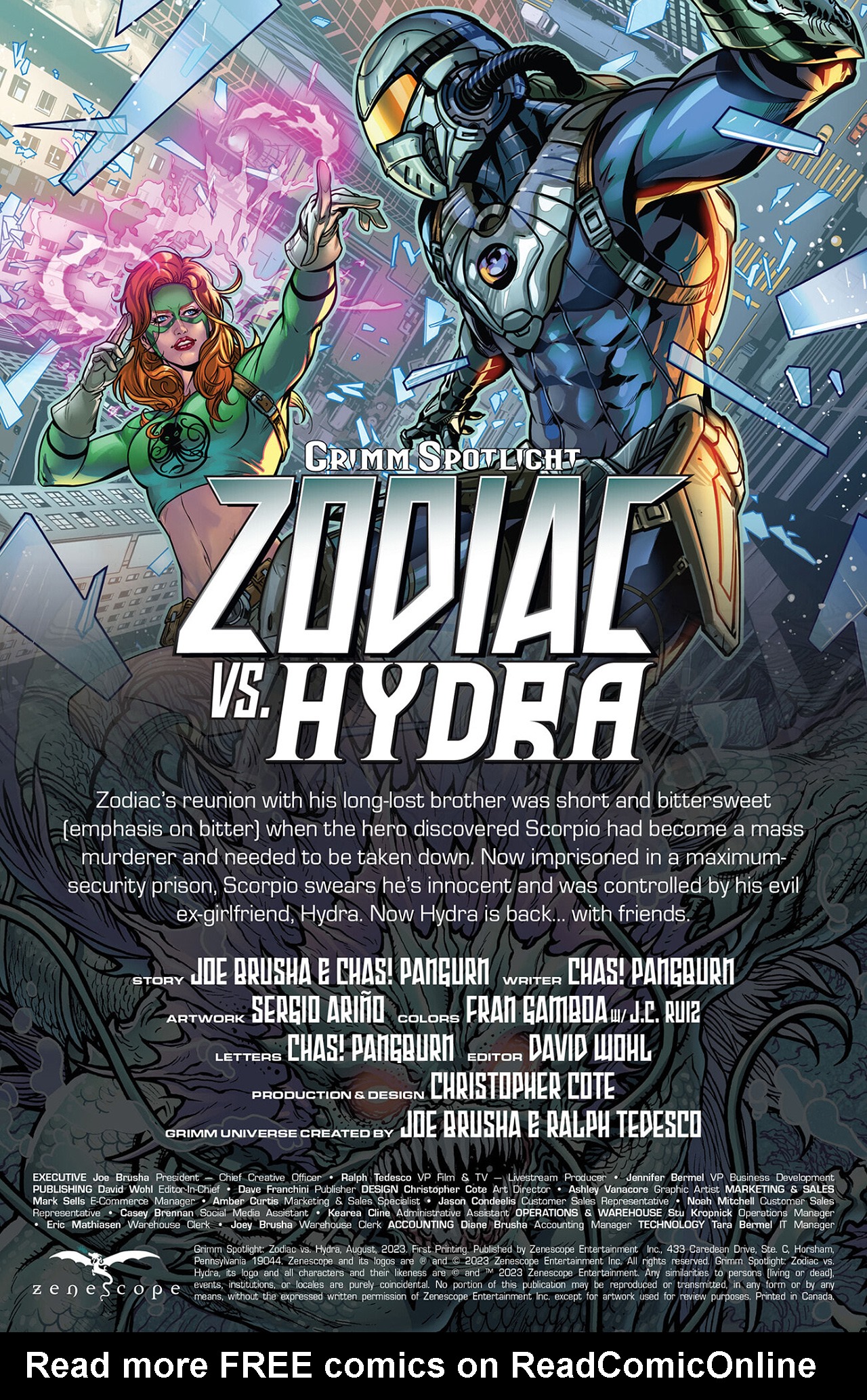 Read online Grimm Spotlight: Zodiac vs Hydra comic -  Issue # Full - 2