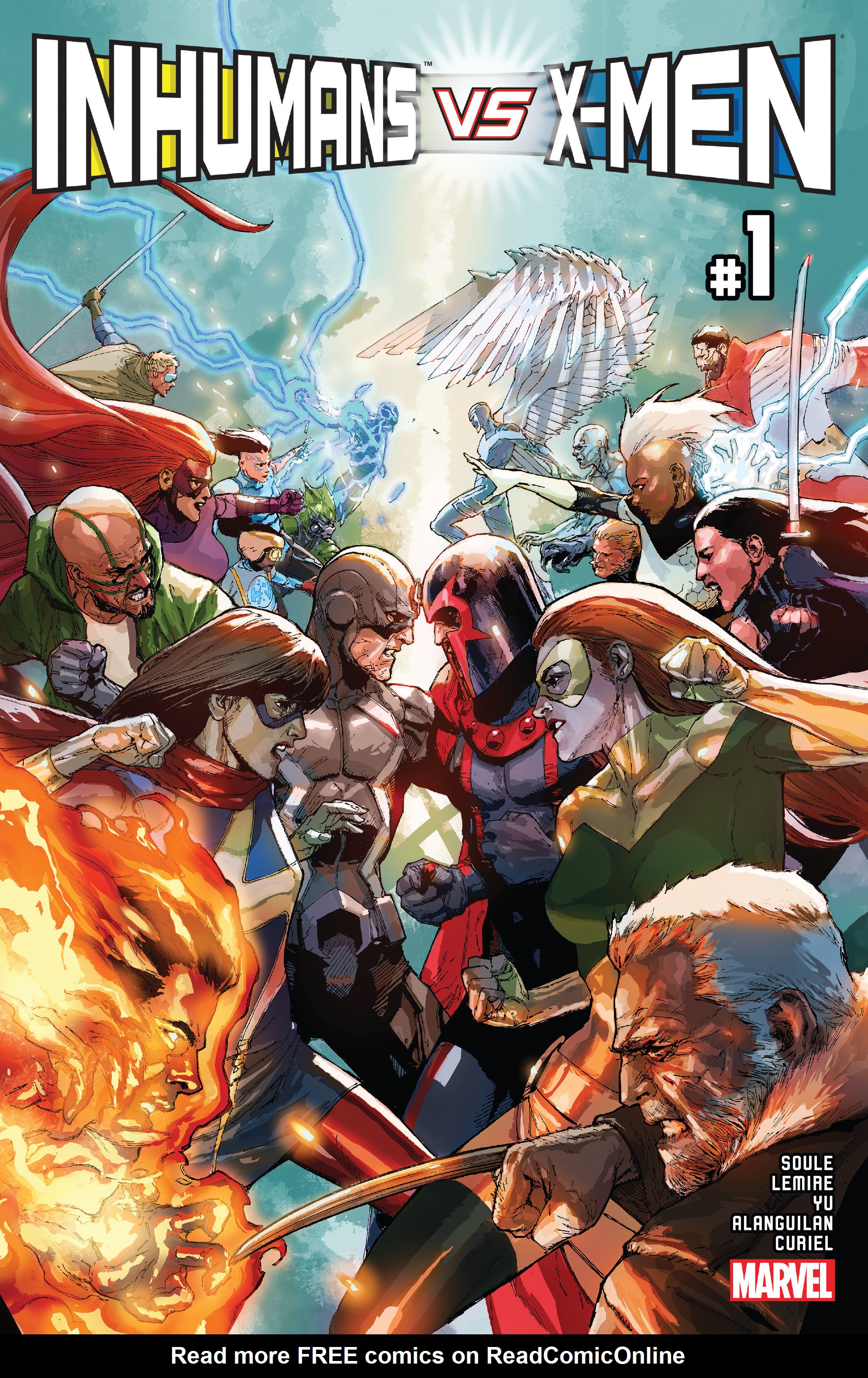 Read online Inhumans Vs. X-Men comic -  Issue #1 - 1