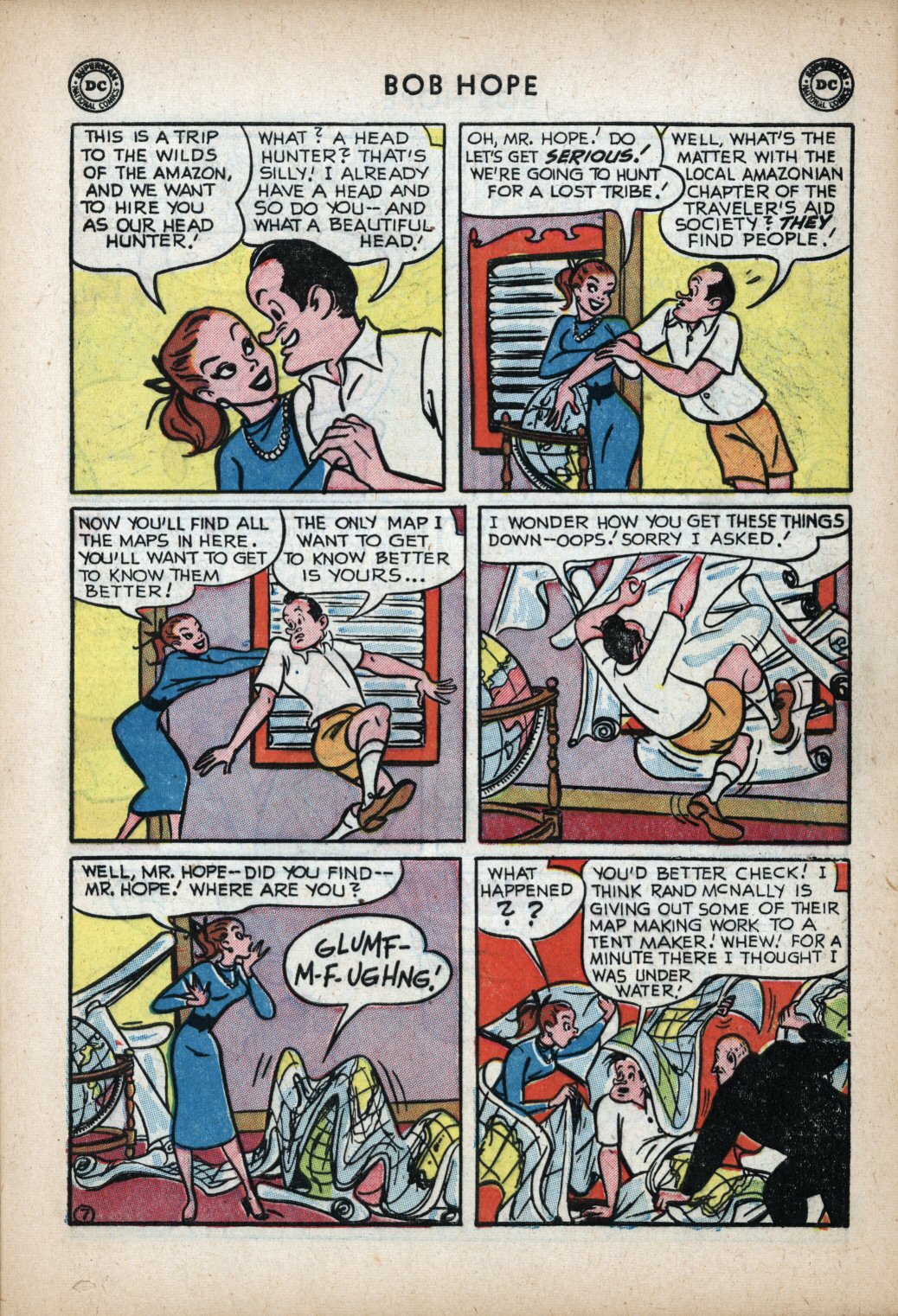 Read online The Adventures of Bob Hope comic -  Issue #16 - 9