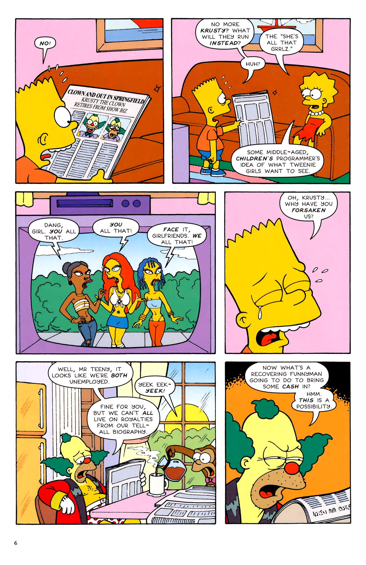 Read online Bongo Comics Free-For-All! comic -  Issue #2010 - 8