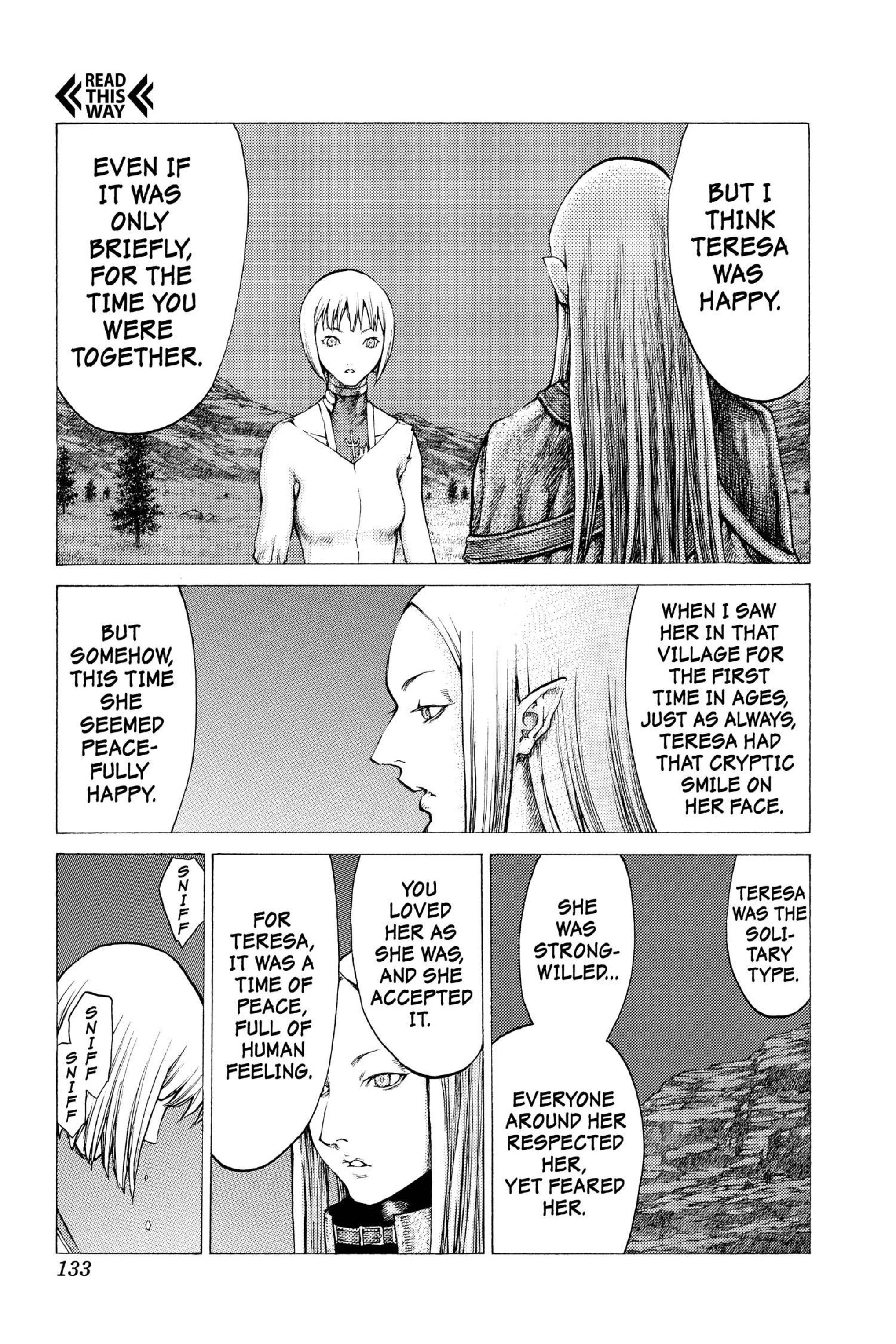 Read online Claymore comic -  Issue #7 - 125