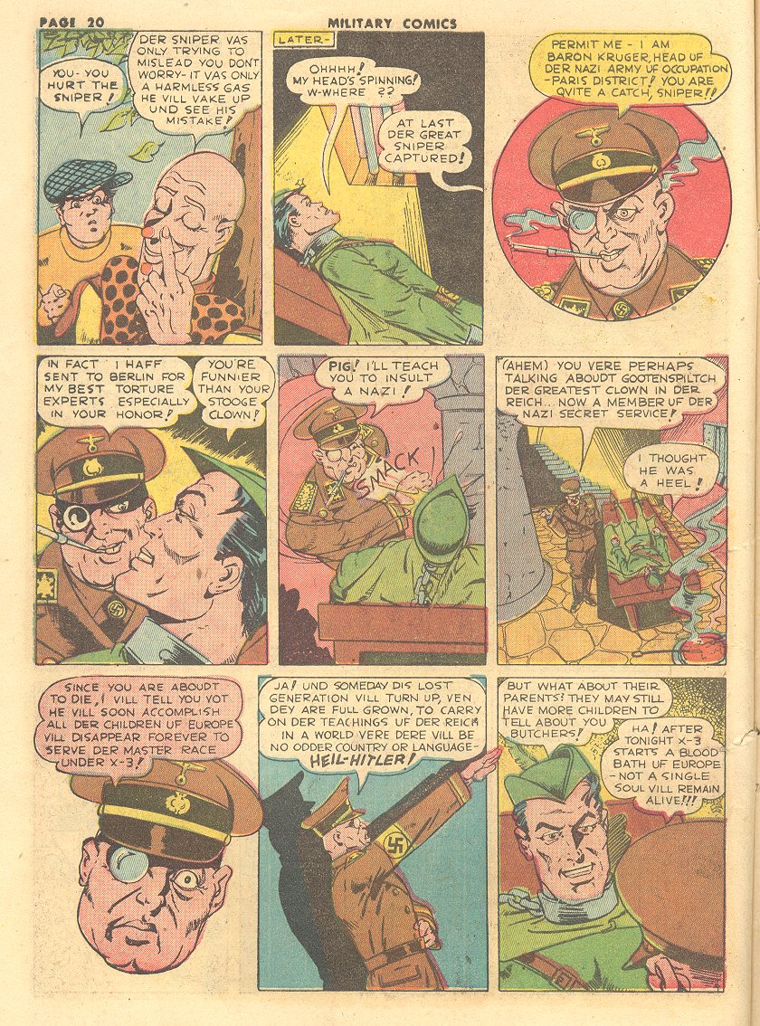 Read online Military Comics comic -  Issue #15 - 20