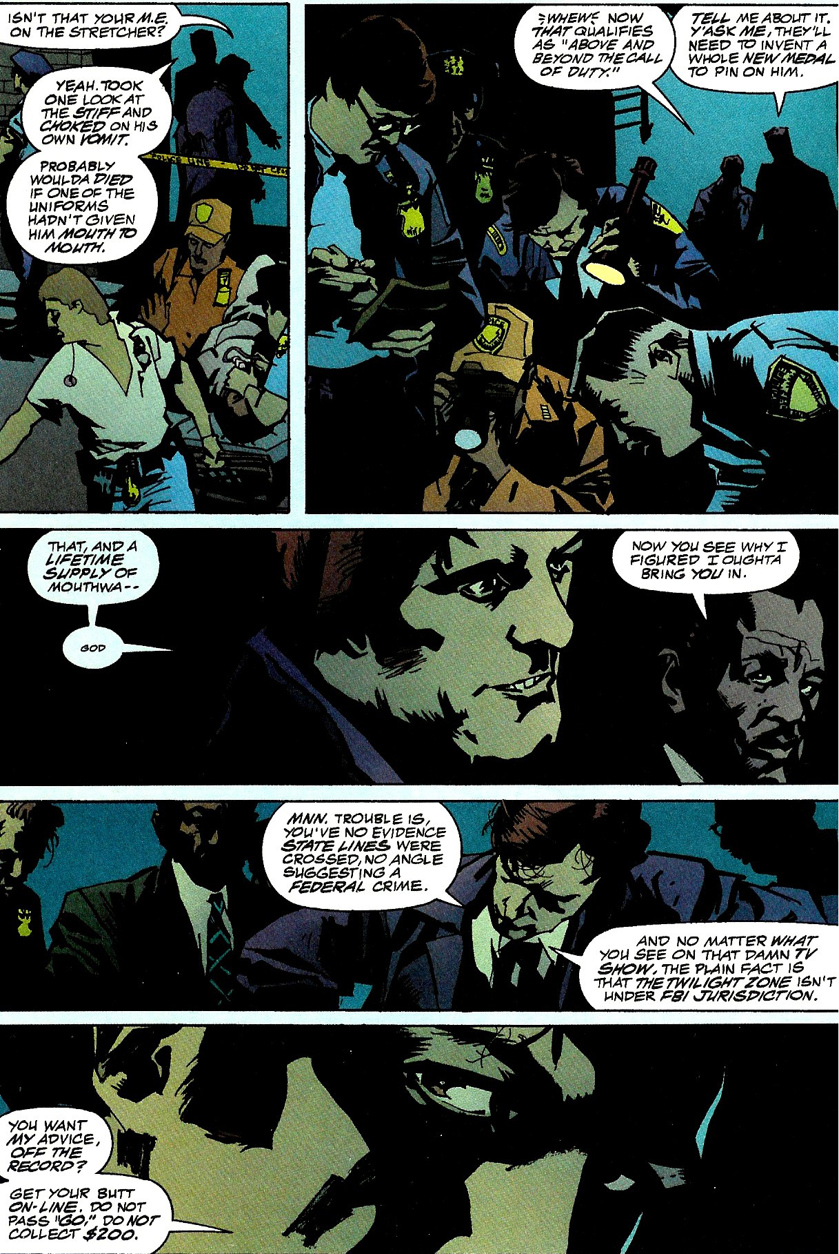 Read online Challengers of the Unknown (1997) comic -  Issue #3 - 4