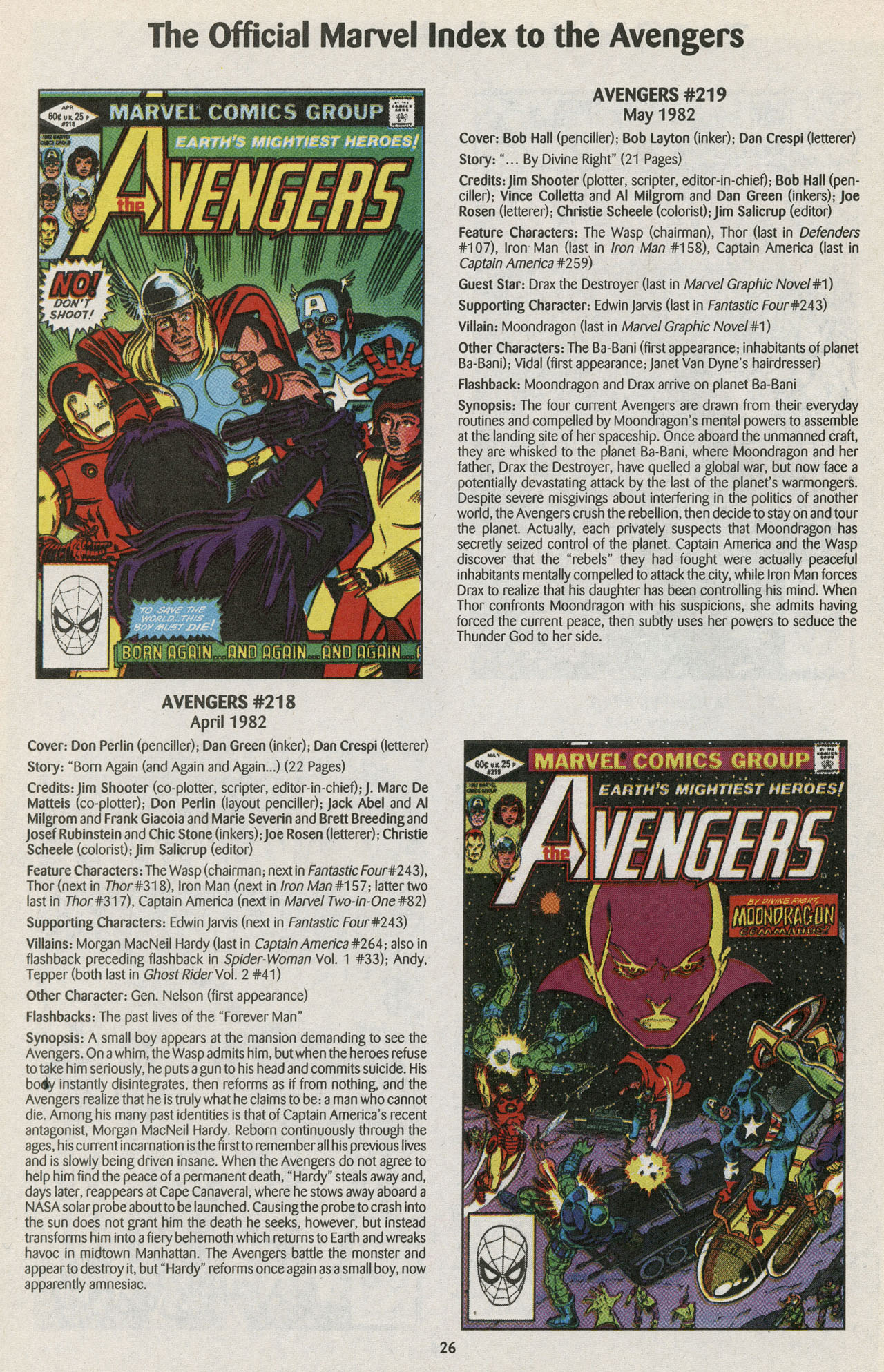 Read online The Official Marvel Index to the Avengers comic -  Issue #4 - 28