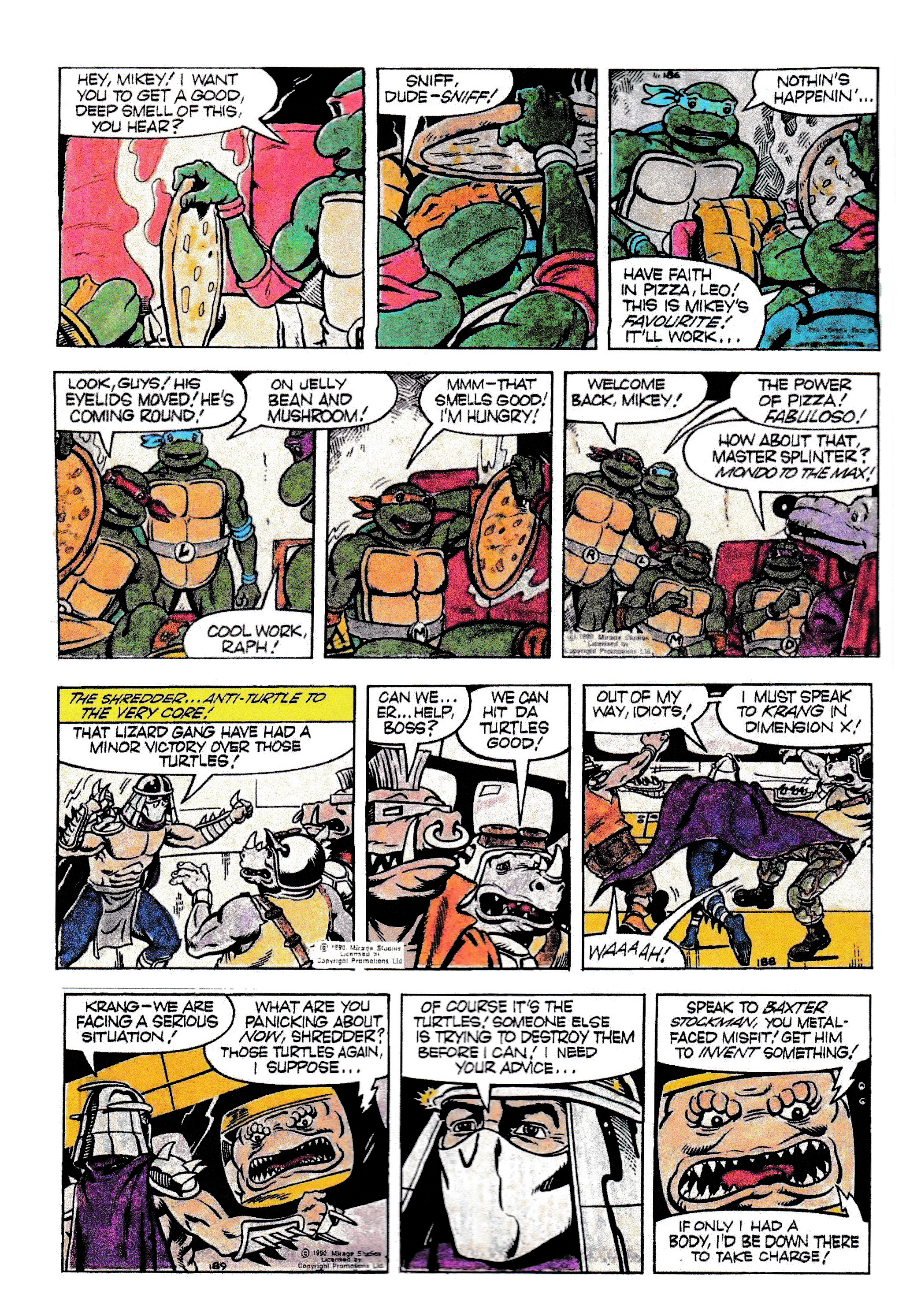 Read online Teenage Mutant Ninja Turtles: Complete Newspaper Daily Comic Strip Collection comic -  Issue # TPB 1 - 55