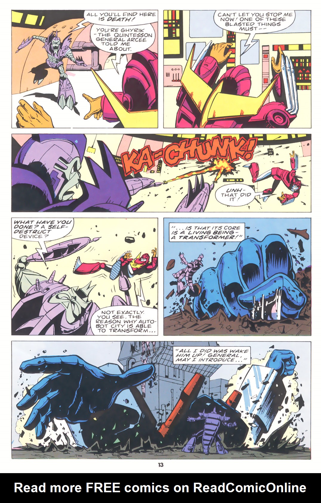 Read online The Transformers (UK) comic -  Issue #186 - 12