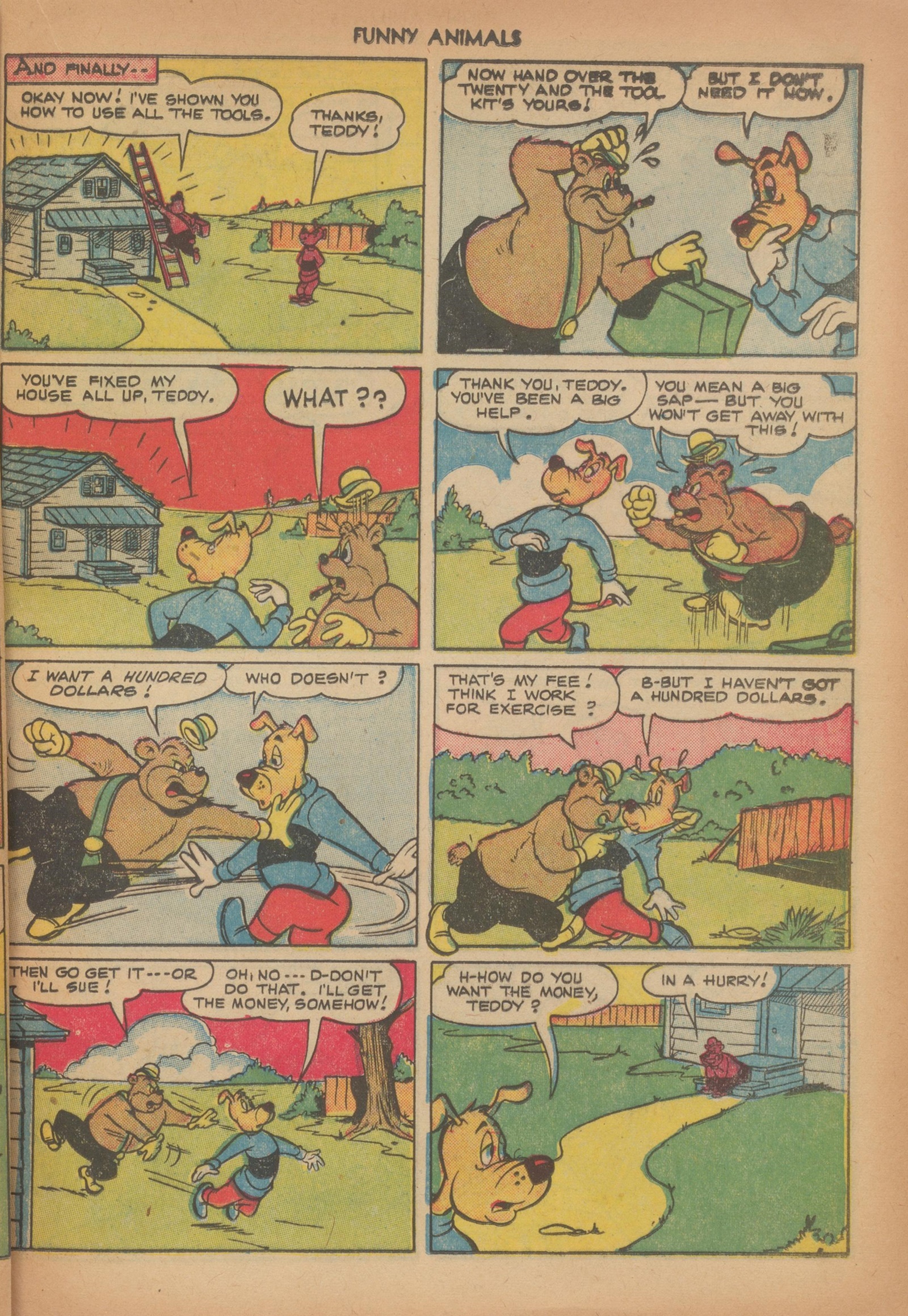Read online Fawcett's Funny Animals comic -  Issue #69 - 21