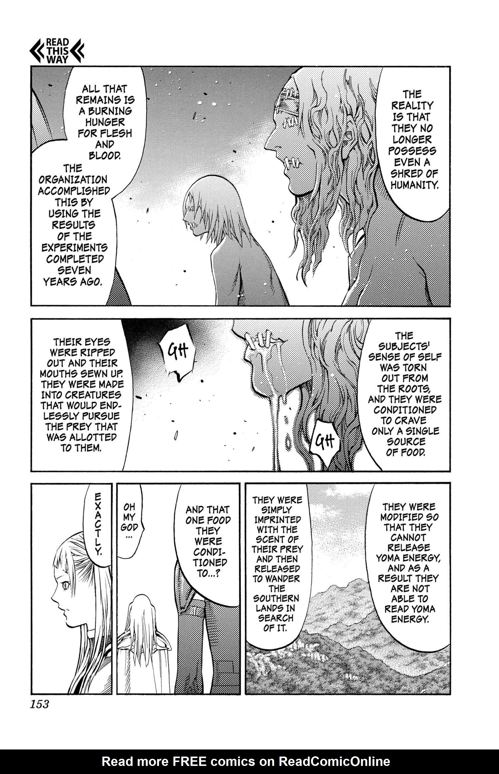 Read online Claymore comic -  Issue #16 - 141