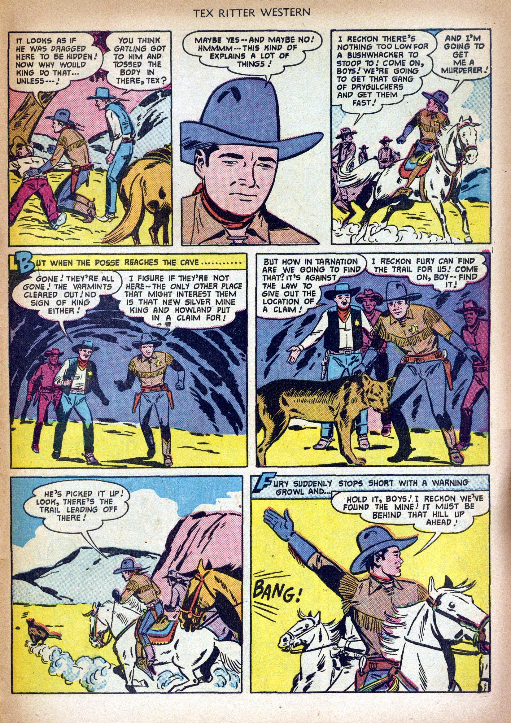 Read online Tex Ritter Western comic -  Issue #5 - 31