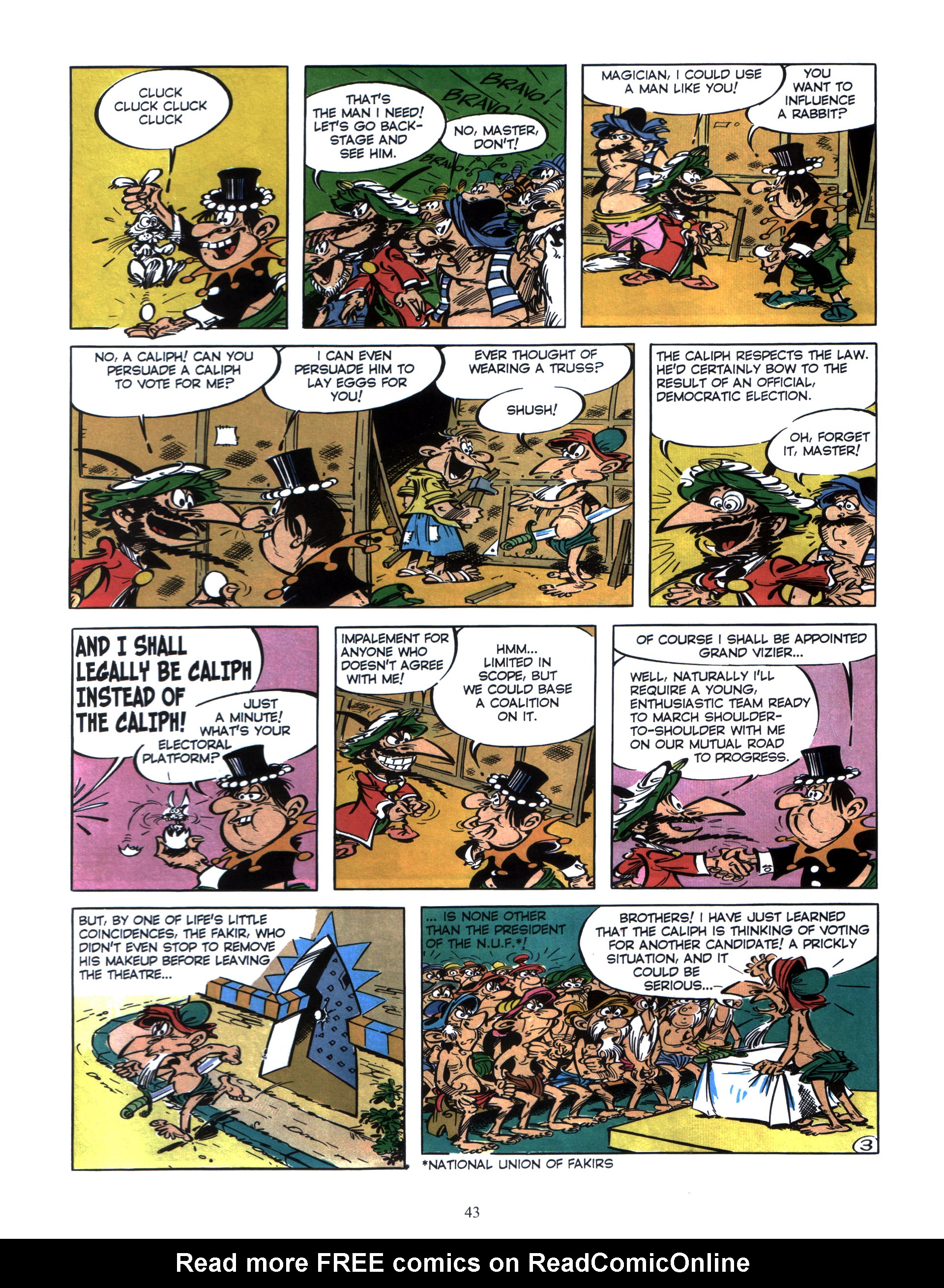 Read online Iznogoud comic -  Issue #3 - 41