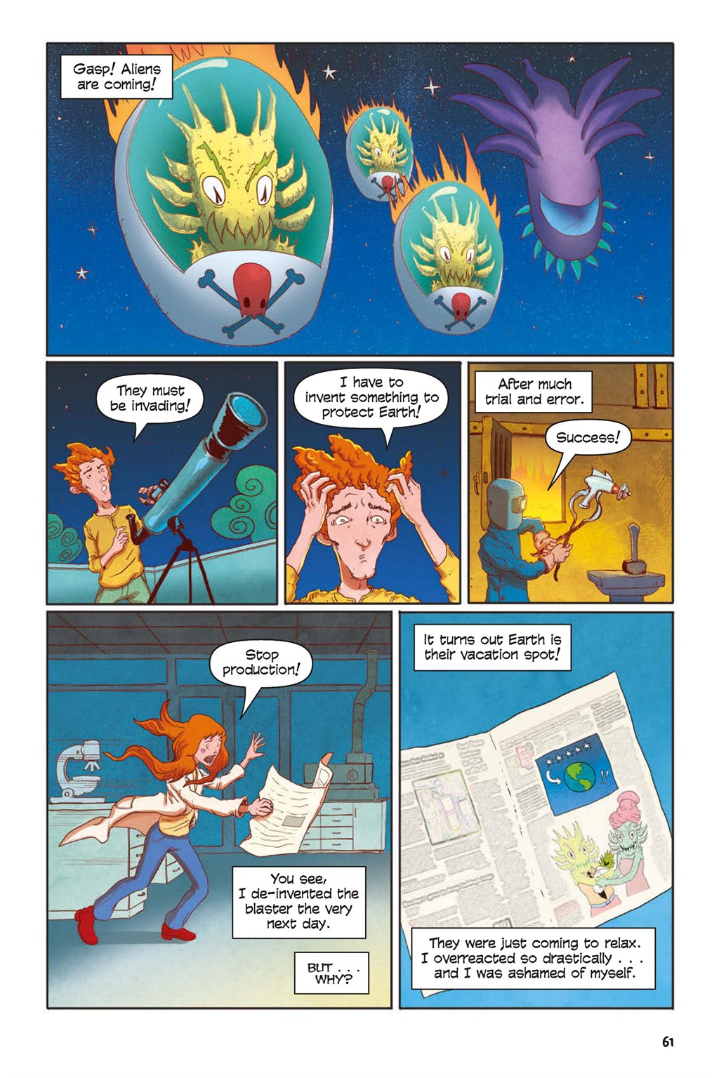 Read online Billie Blaster and the Robot Army From Outer Space comic -  Issue # TPB (Part 1) - 65