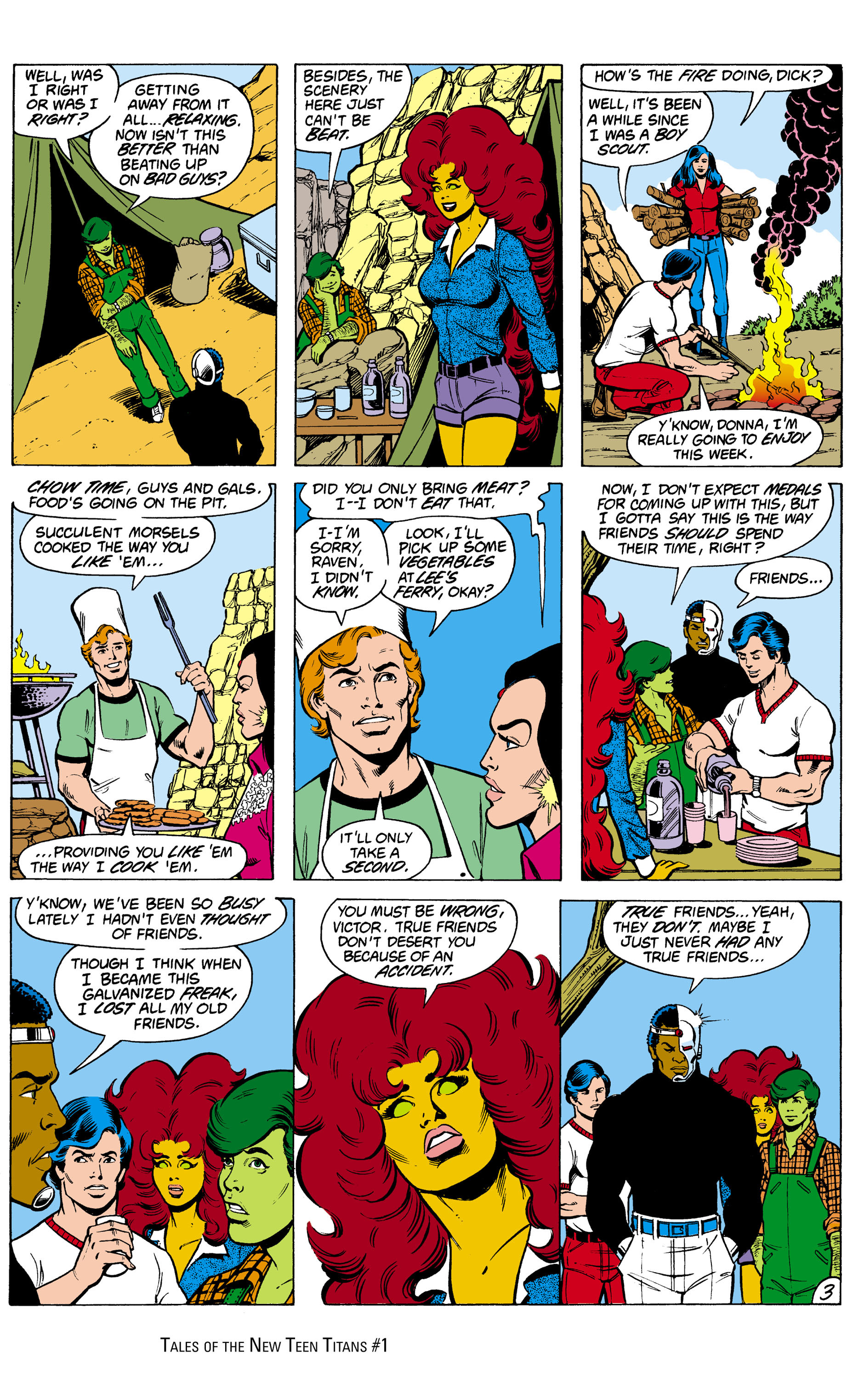 Read online Tales of the New Teen Titans comic -  Issue #1 - 4