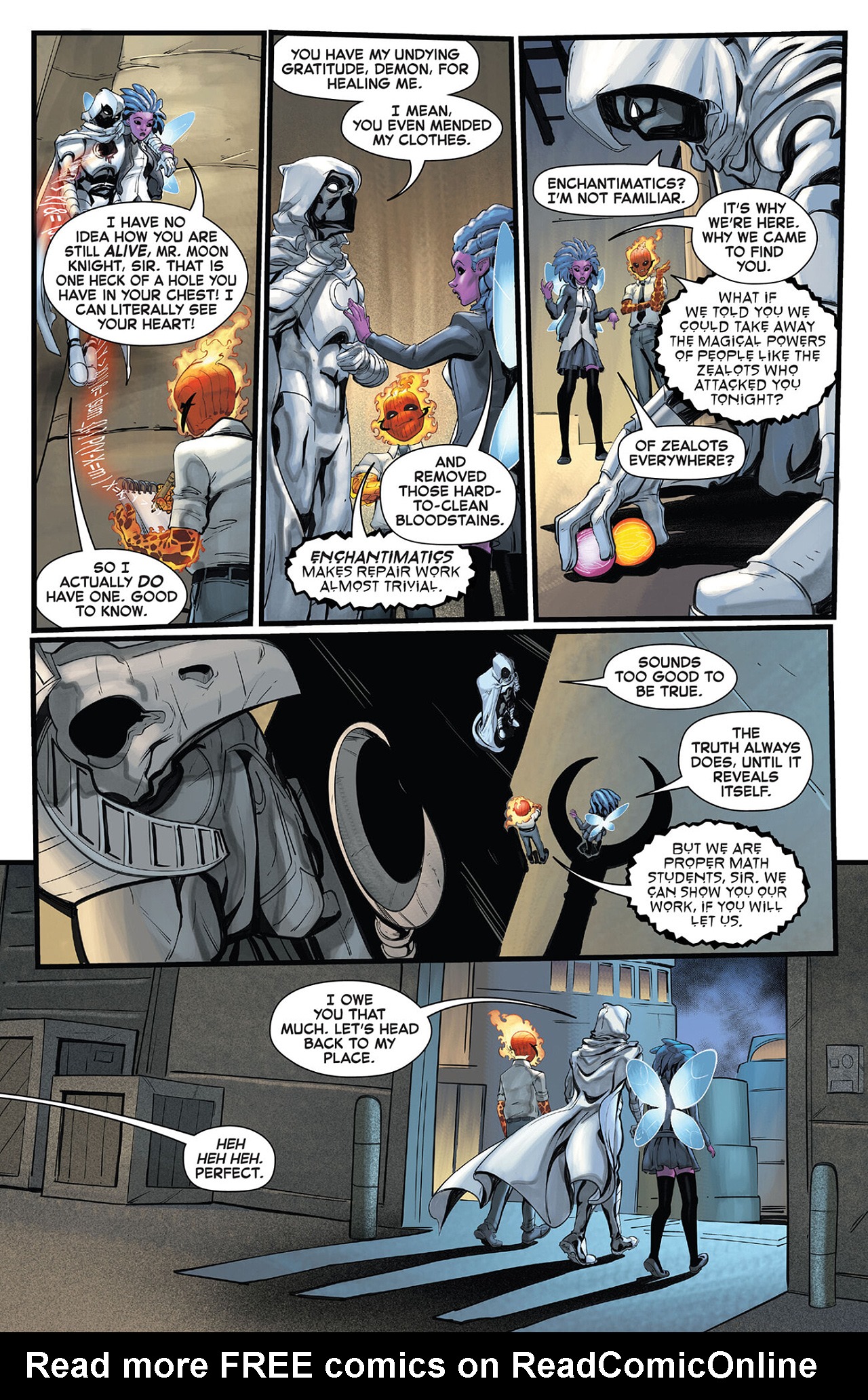 Read online Strange Academy: Moon Knight comic -  Issue #1 - 8
