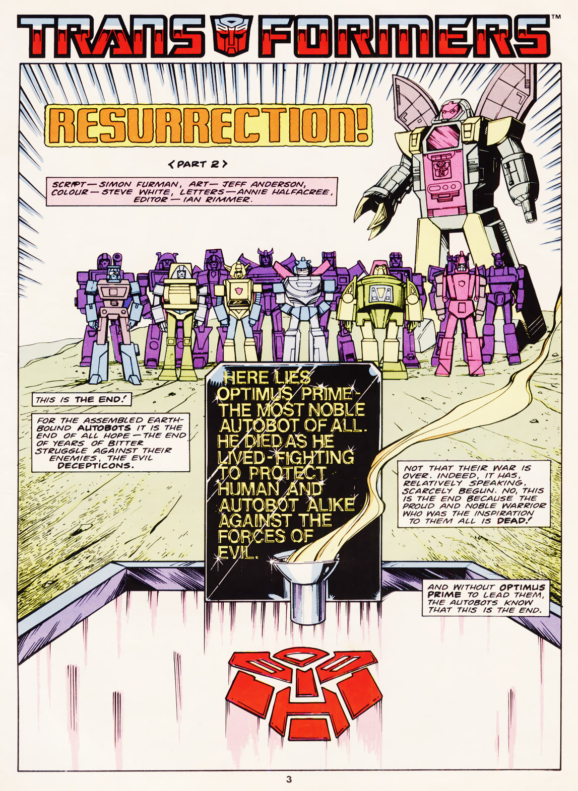 Read online The Transformers (UK) comic -  Issue #231 - 1