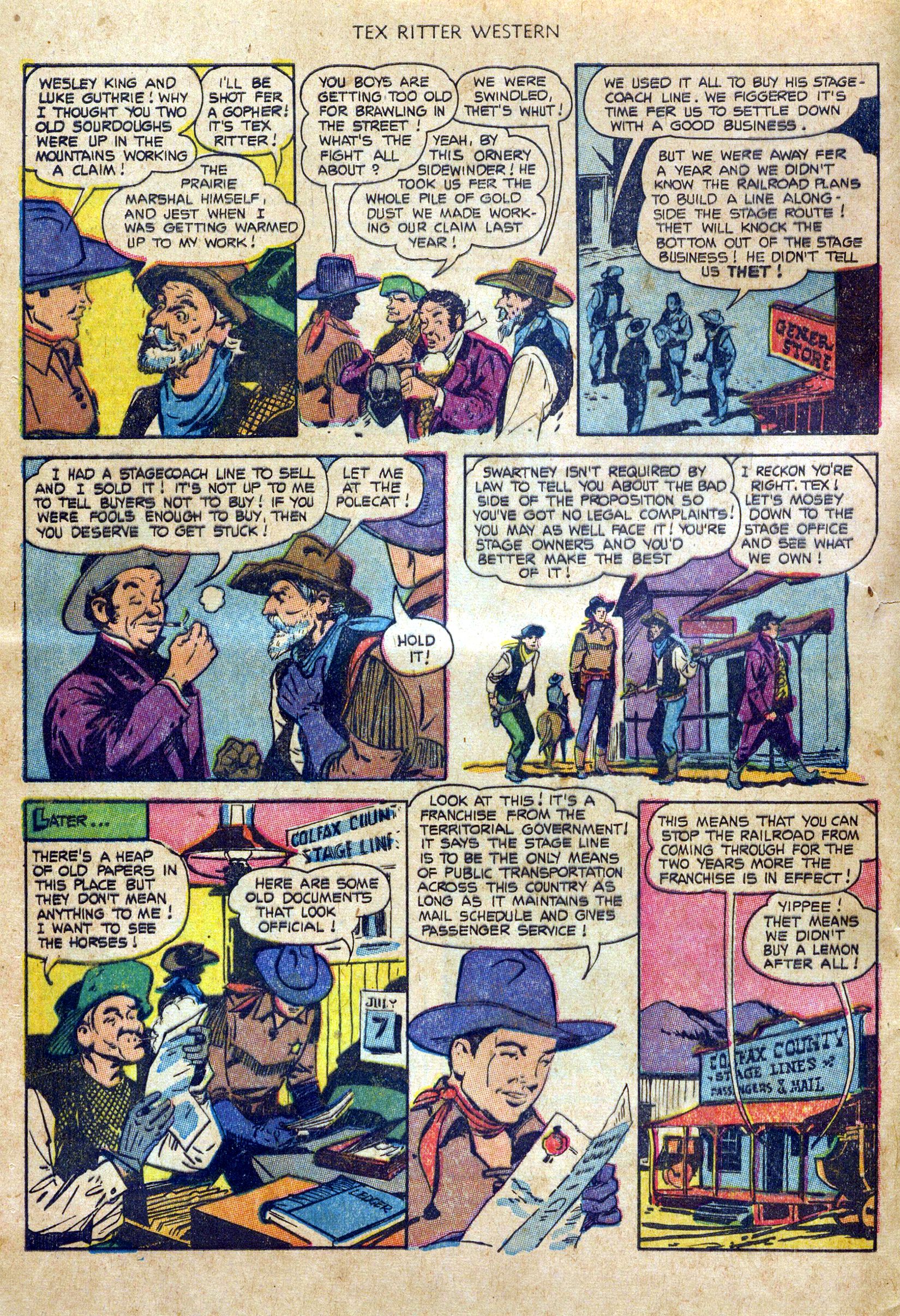 Read online Tex Ritter Western comic -  Issue #20 - 4