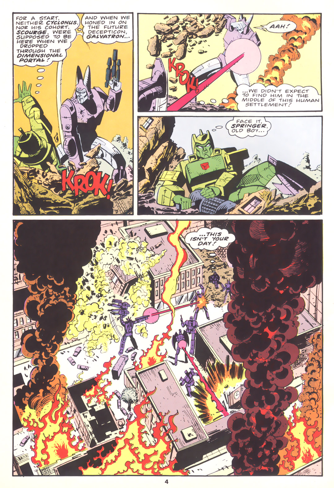 Read online The Transformers (UK) comic -  Issue #173 - 4