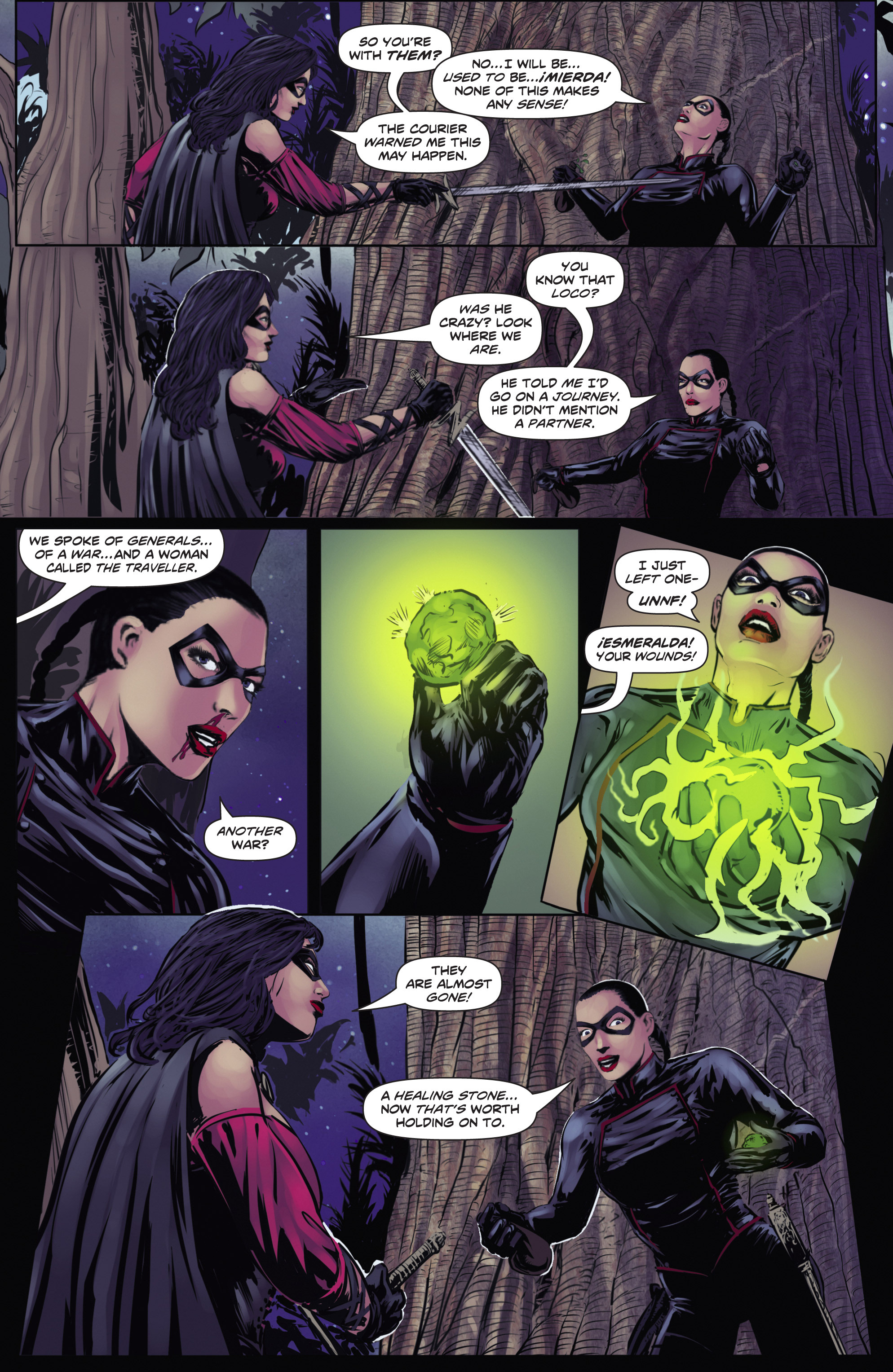 Read online Swords of Sorrow: Black Sparrow & Lady Zorro Special comic -  Issue # Full - 17
