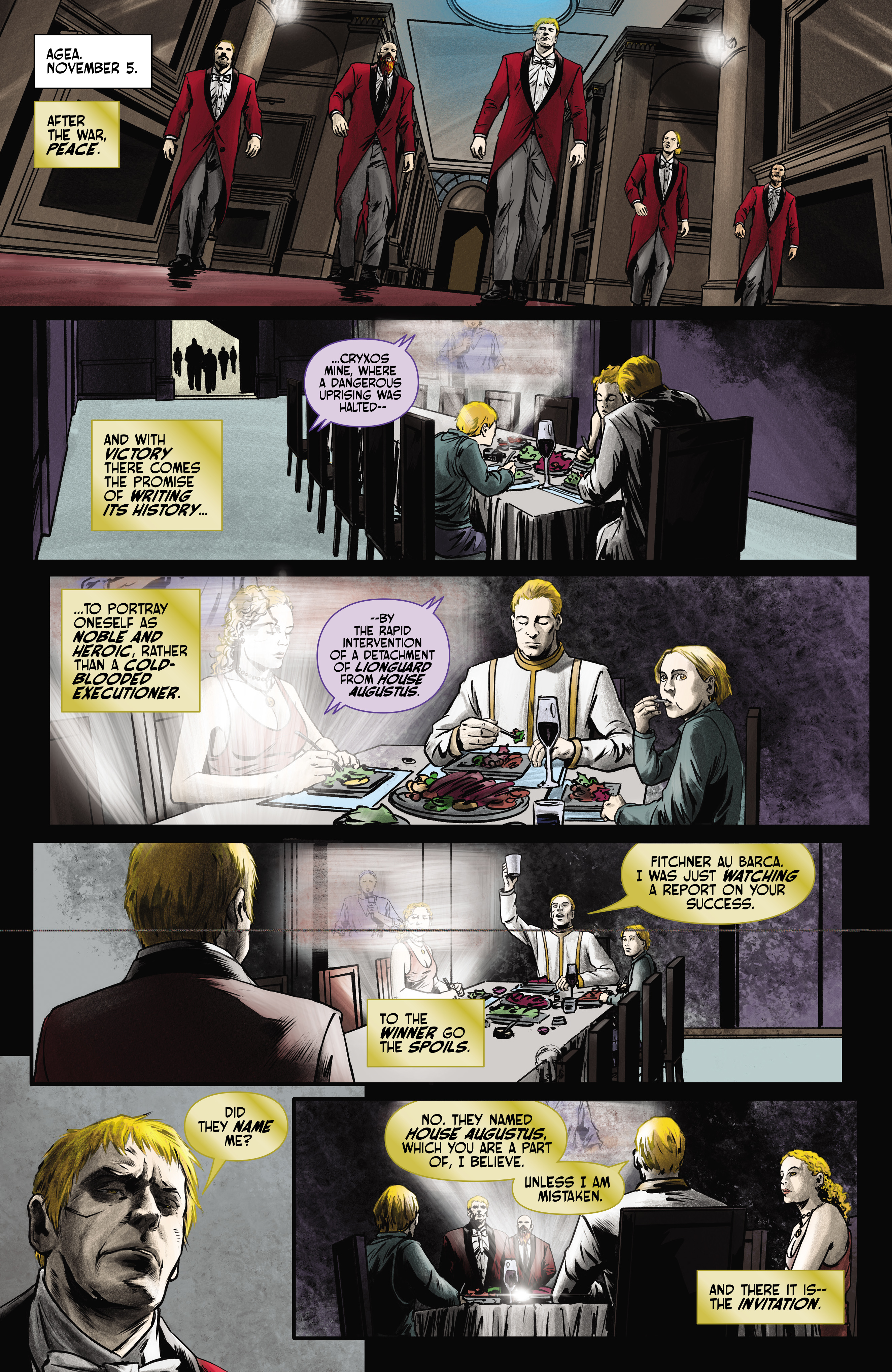 Read online Pierce Brown's Red Rising: Sons of Ares: Forbidden Song comic -  Issue # TPB - 106
