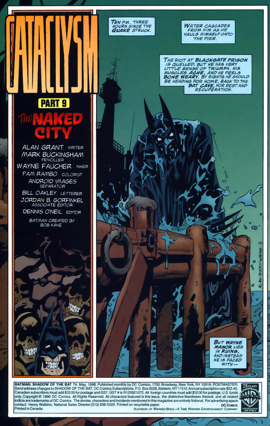 Read online Batman: Cataclysm comic -  Issue #10 - 2