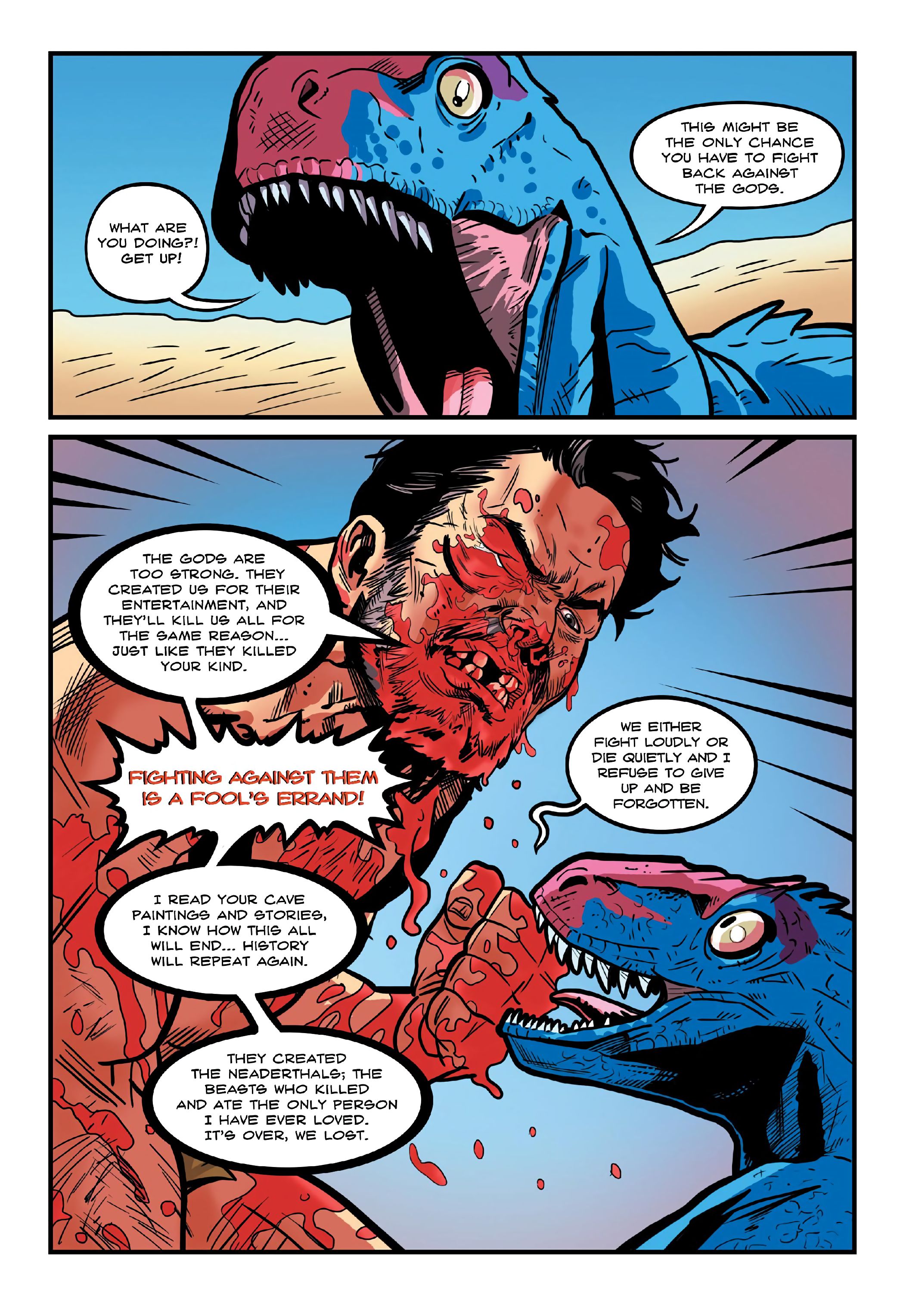 Read online Dinosaur Warrior comic -  Issue # TPB - 33