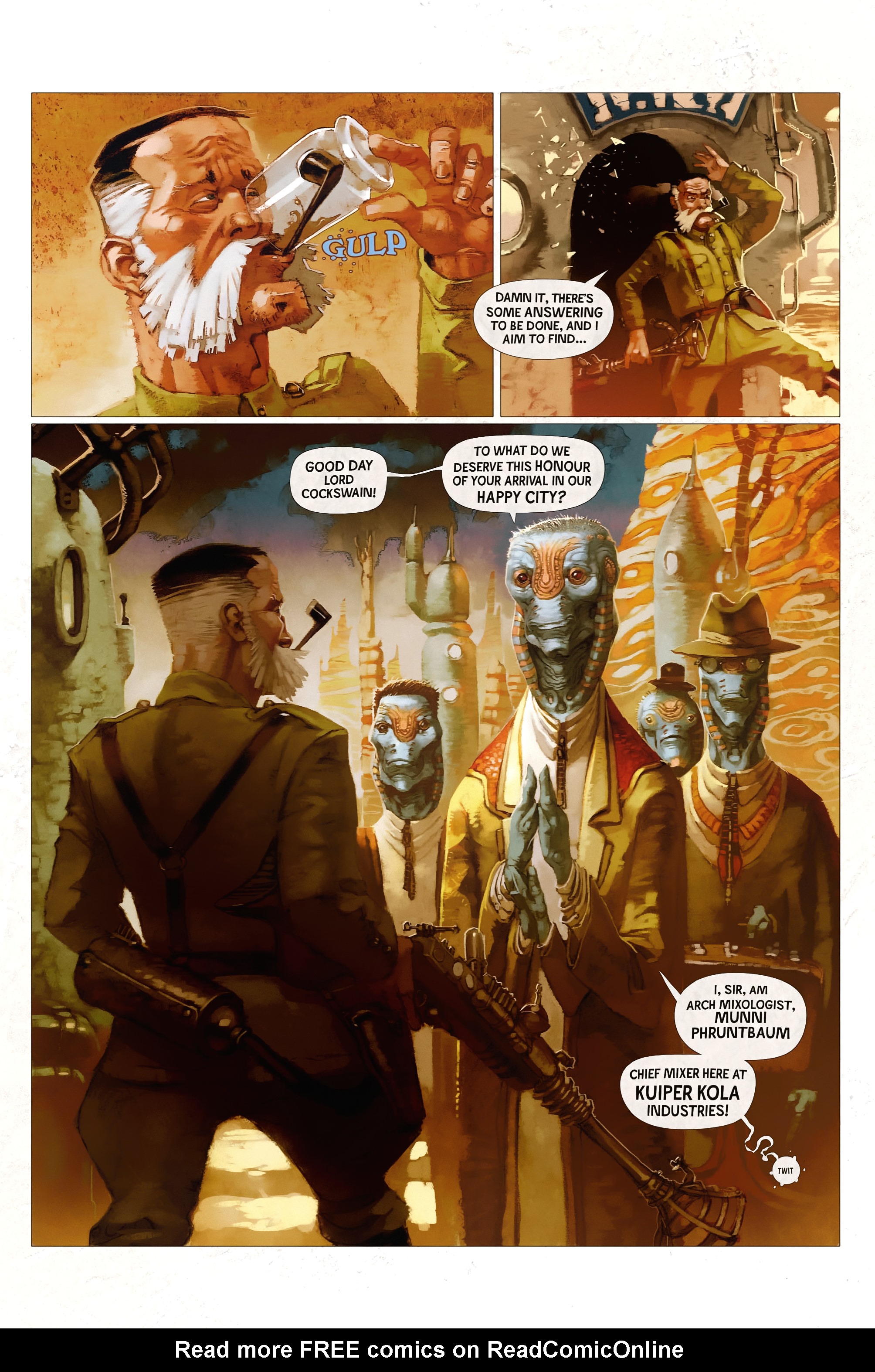 Read online Dr. Grordbort Onslaught comic -  Issue # TPB - 10