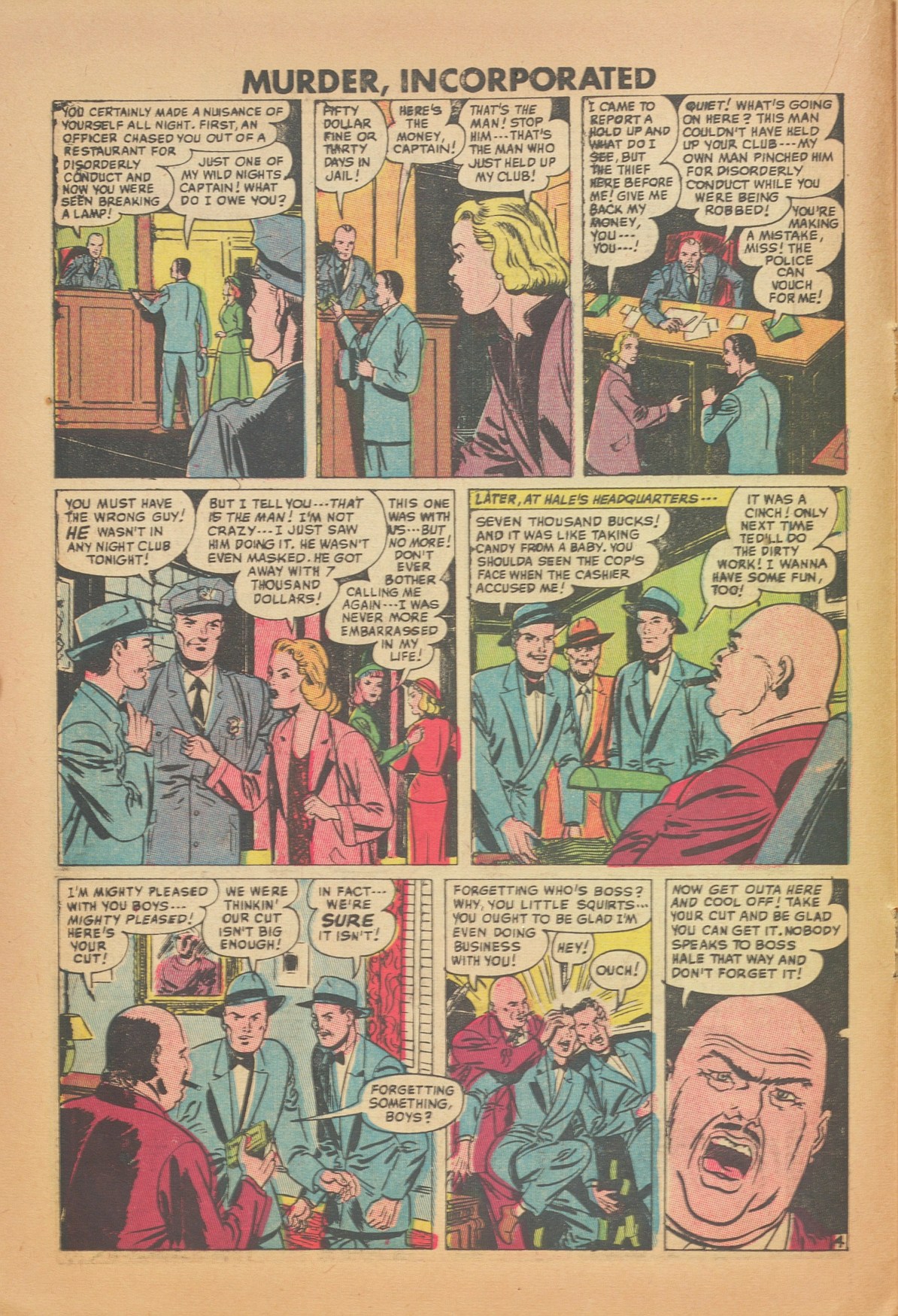 Read online Murder Incorporated (1950) comic -  Issue #2 - 16