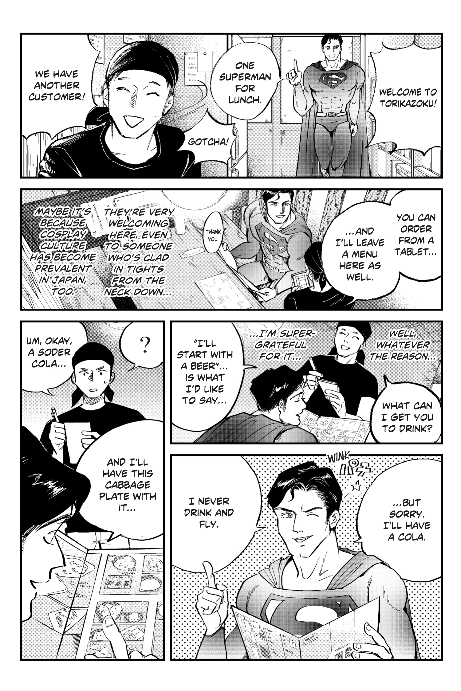 Read online Superman vs. Meshi comic -  Issue #1 - 11