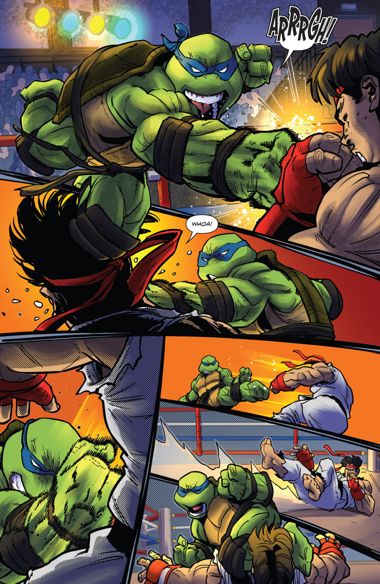 Read online Teenage Mutant Ninja Turtles vs. Street Fighter comic -  Issue #2 - 9